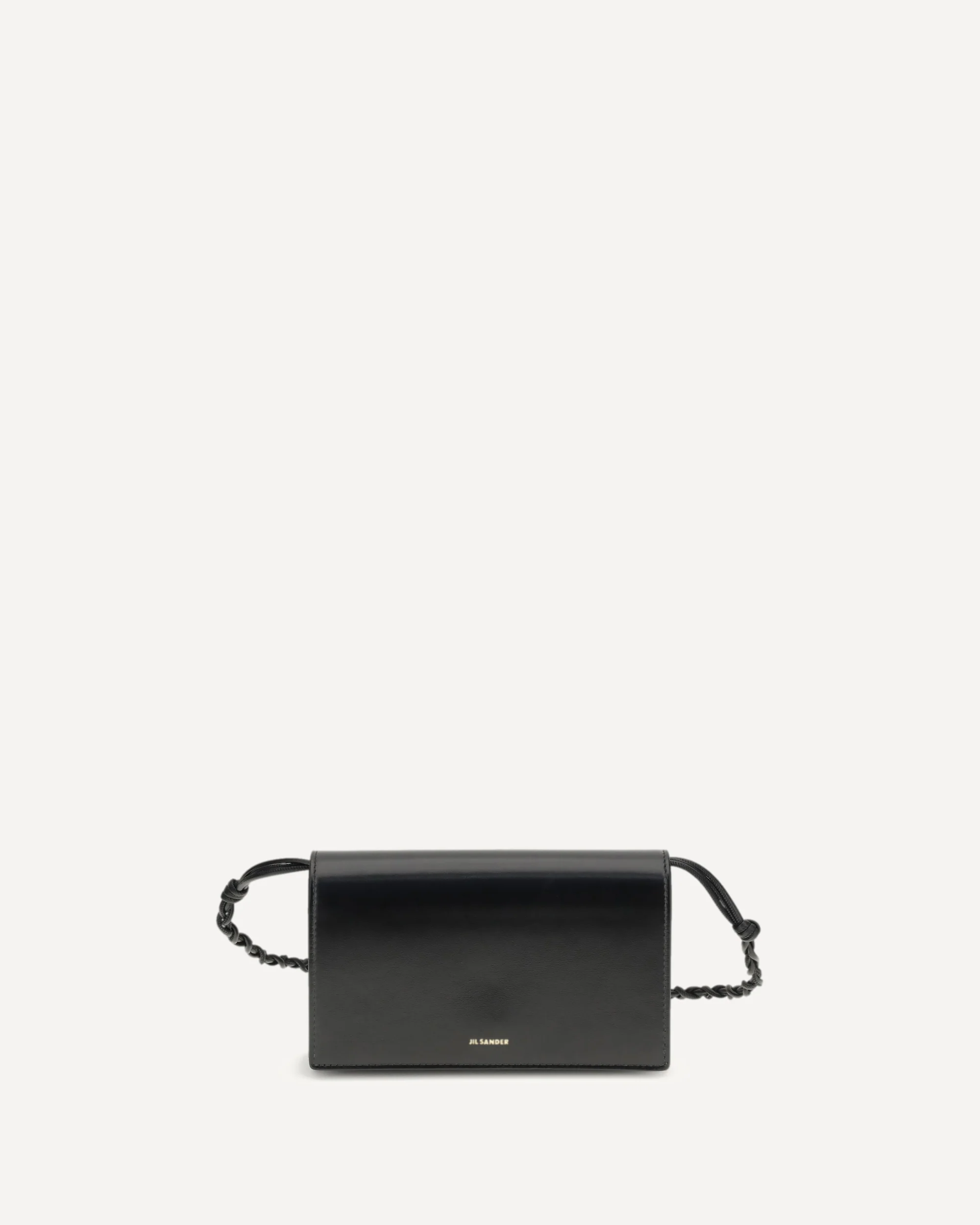 Tangle Wallet with shoulder strap - BLACK | Cheap Luxury Handbags Store,