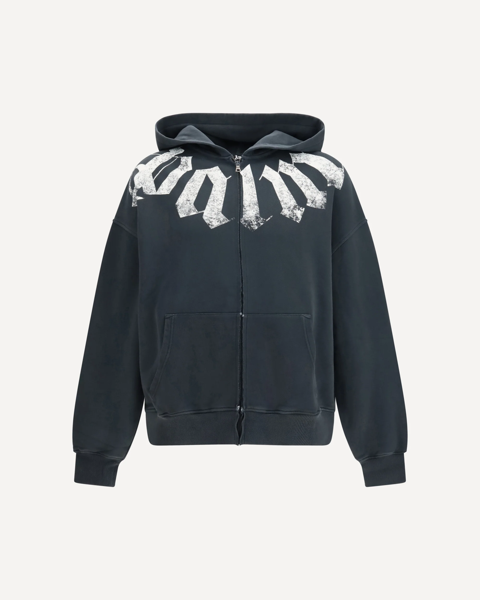 Hooded zip Sweatshirt - BLACK | Cheap Luxury Handbags Store,