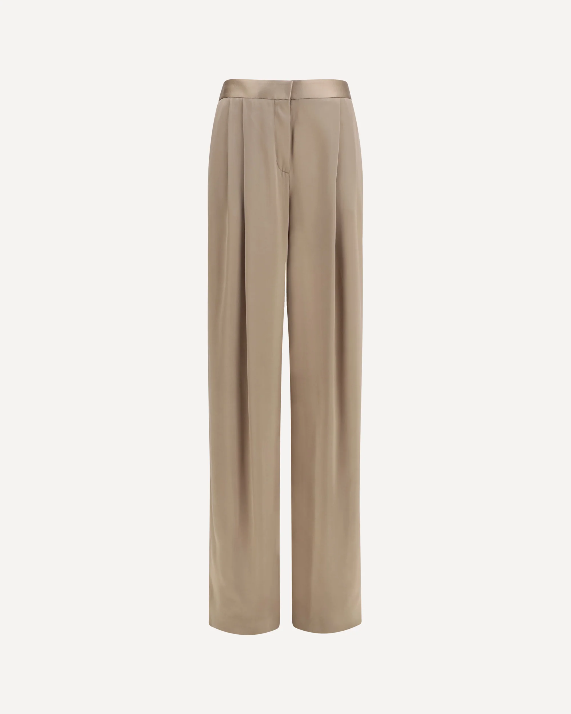 Straight silk Pants - BEIGE | Cheap Luxury Handbags Store,