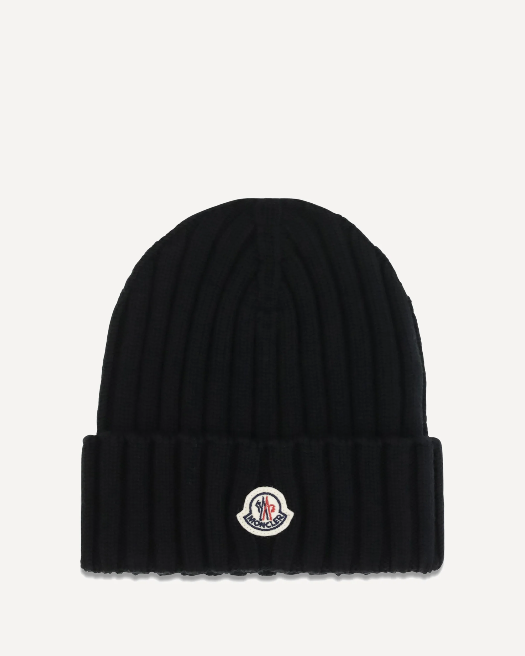 Wool Beanie with logo - BLACK | Cheap Luxury Handbags Store,