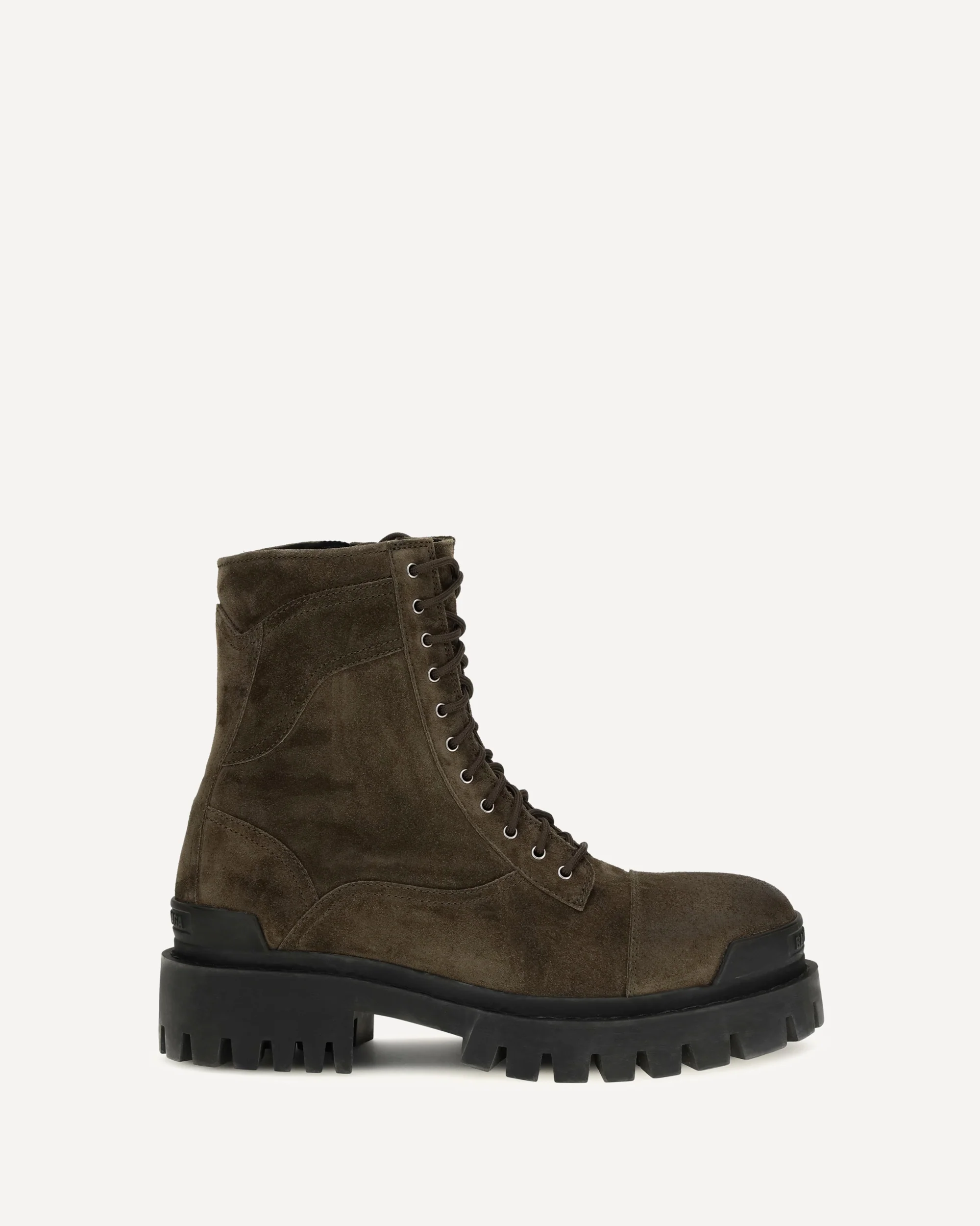 Combat Strike waxed suede calf leather Boots - GREEN | Cheap Luxury Handbags Store,