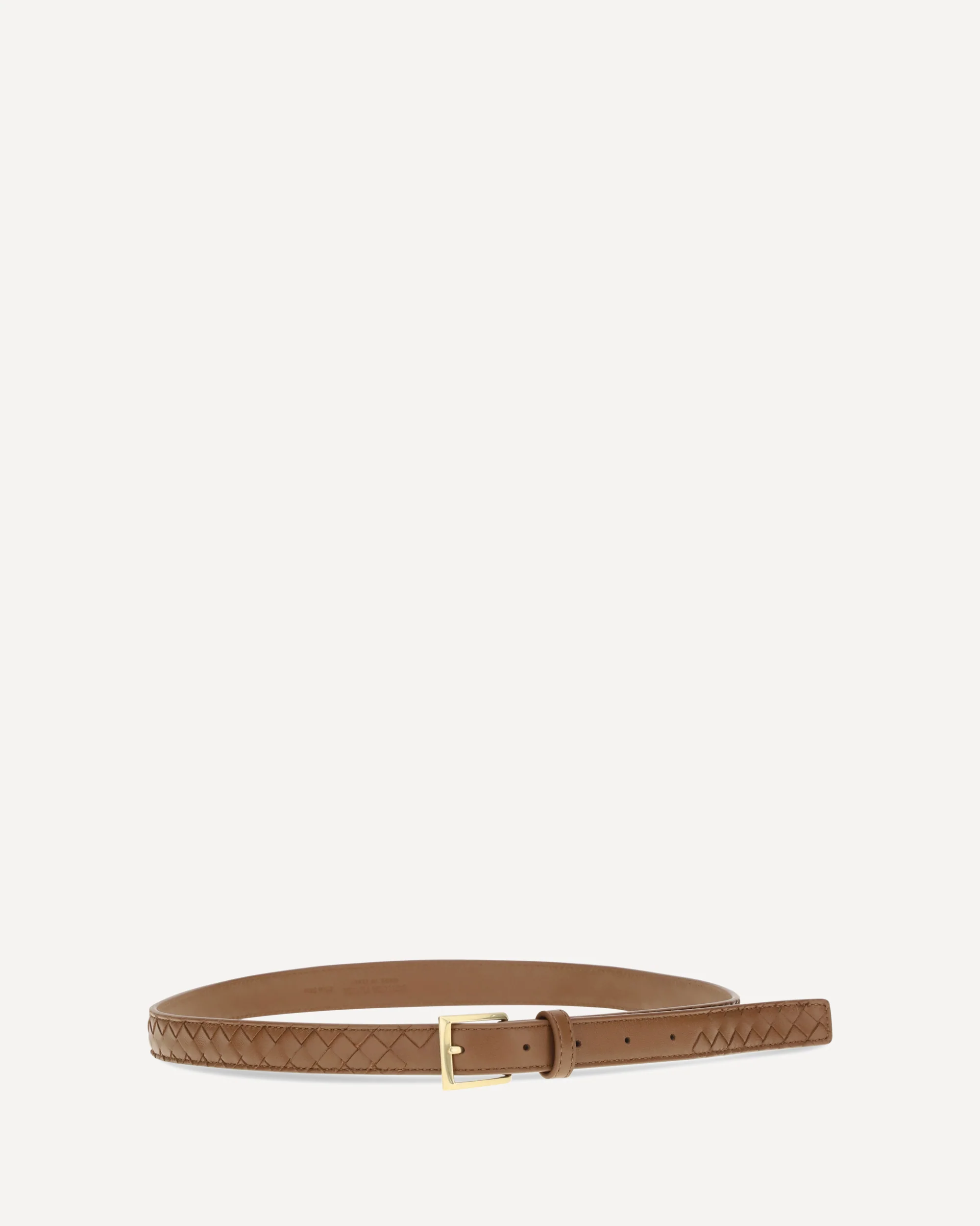 Intrecciato Belt - BROWN | Cheap Luxury Handbags Store,