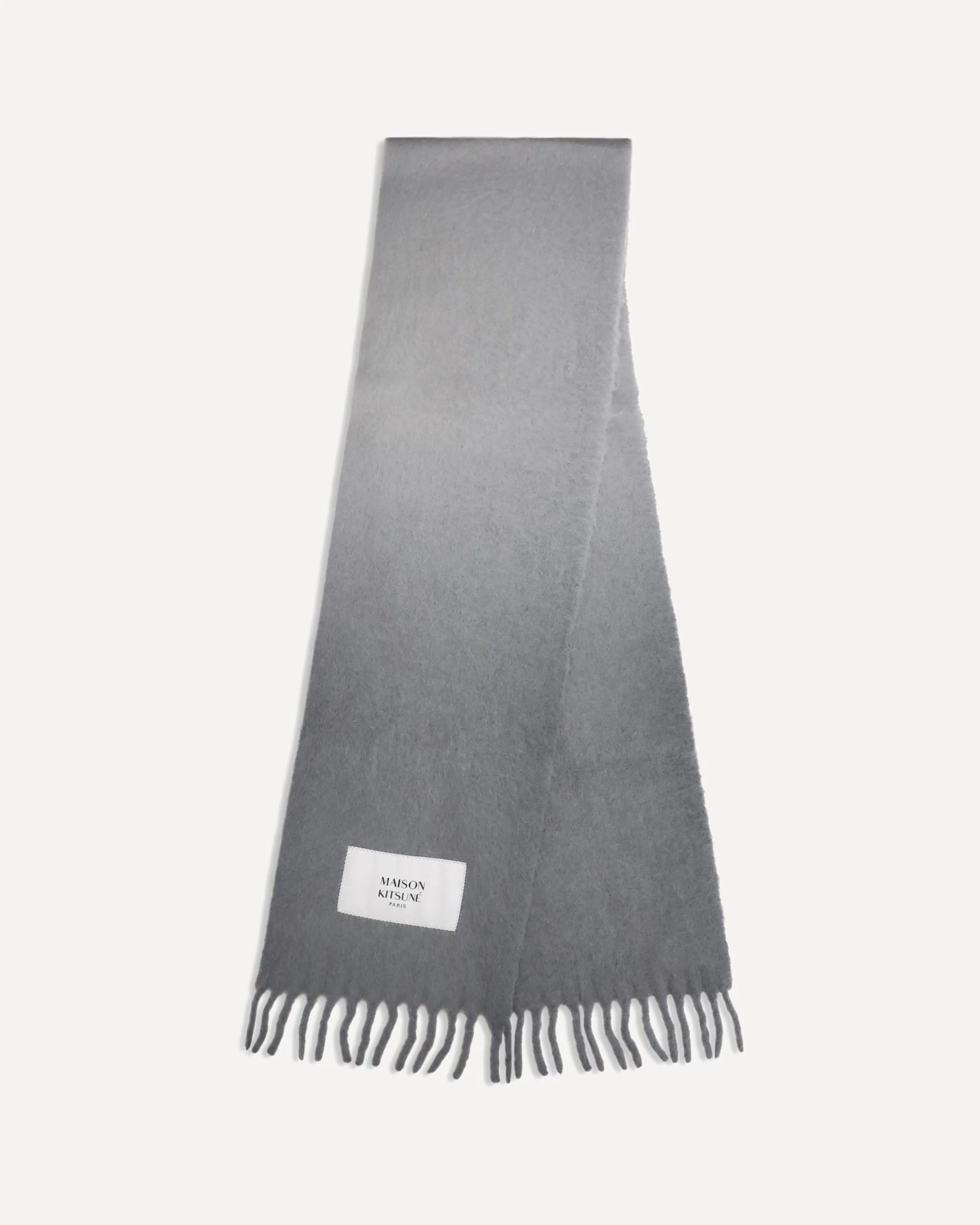 Gradient-efect alpaca Scarf - GREY | Cheap Luxury Handbags Store,