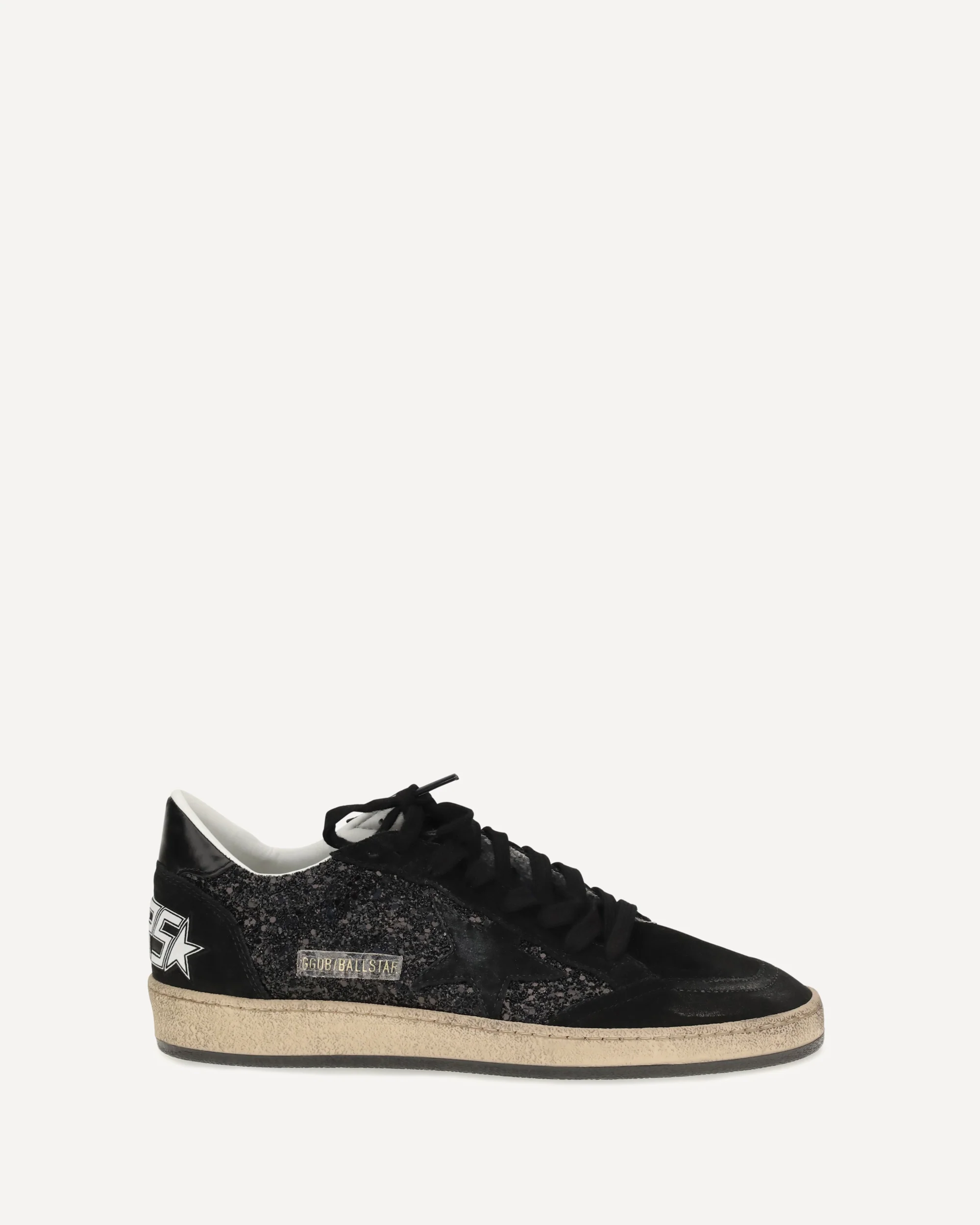 Ball Star Glitter Sneakers - BLACK | Cheap Luxury Handbags Store,