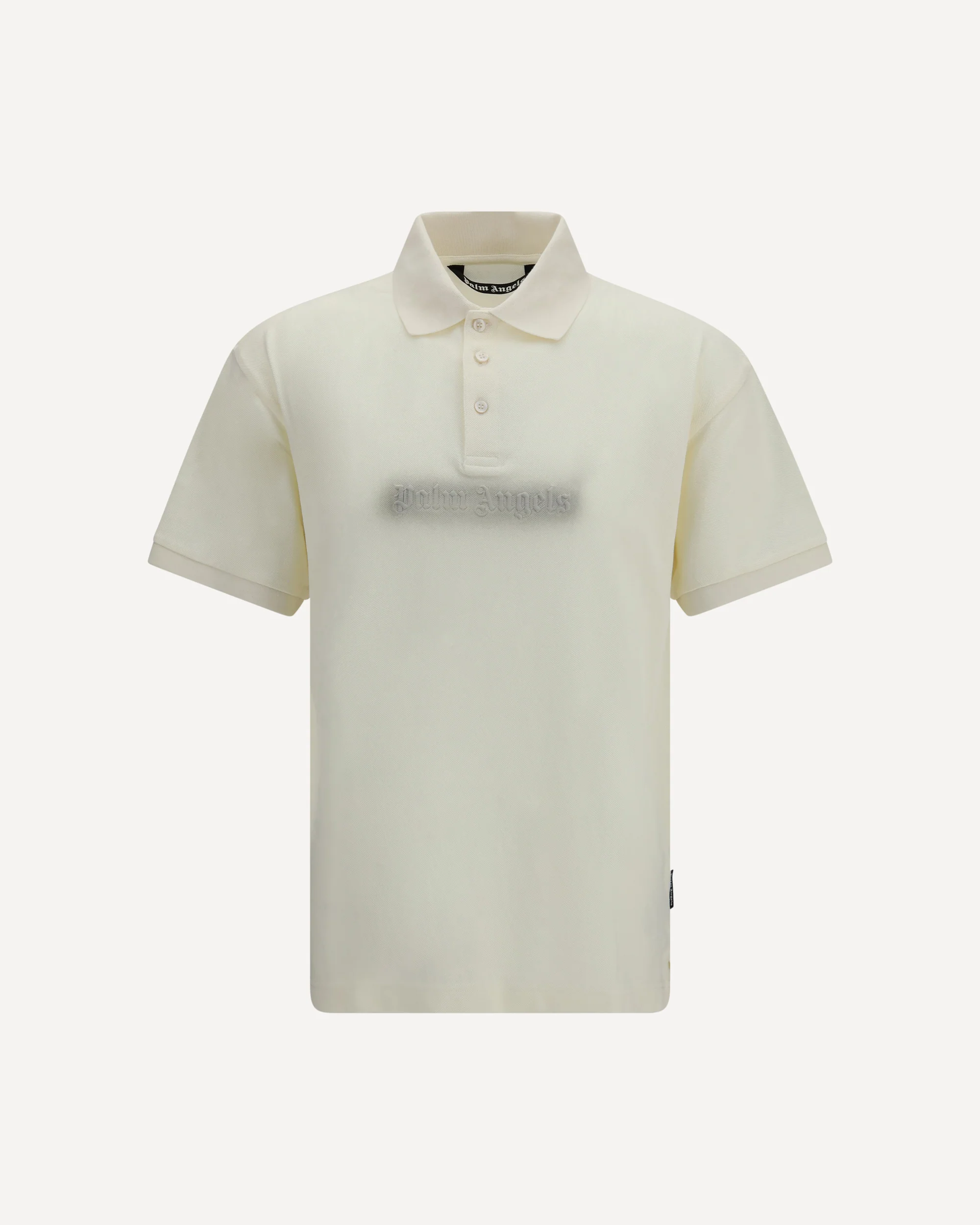 Cotton Polo with embroidered logo - CREAM | Cheap Luxury Handbags Store,