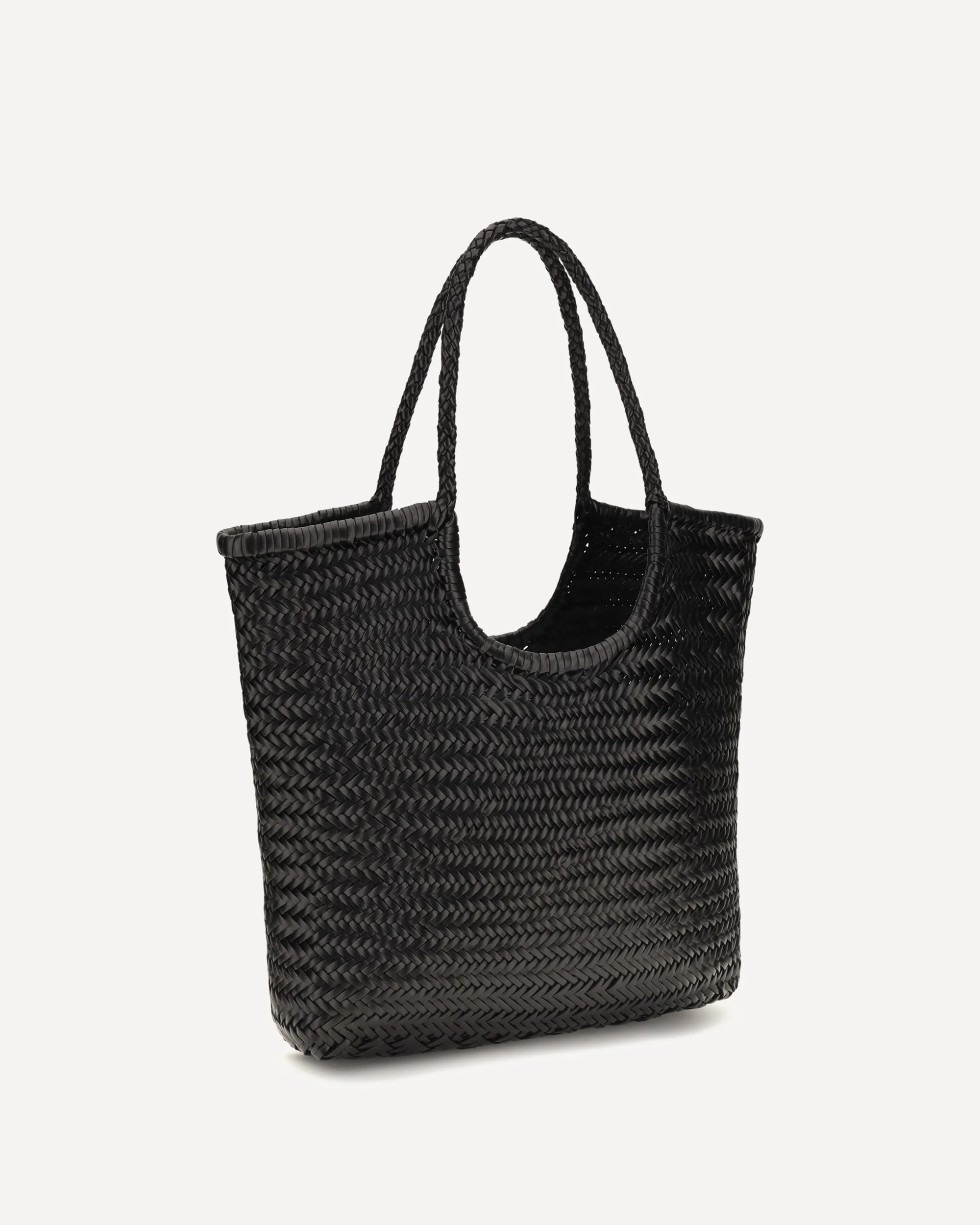 NS Diagonal Triple Jump Tote Bag - BLACK | Cheap Luxury Handbags Store,