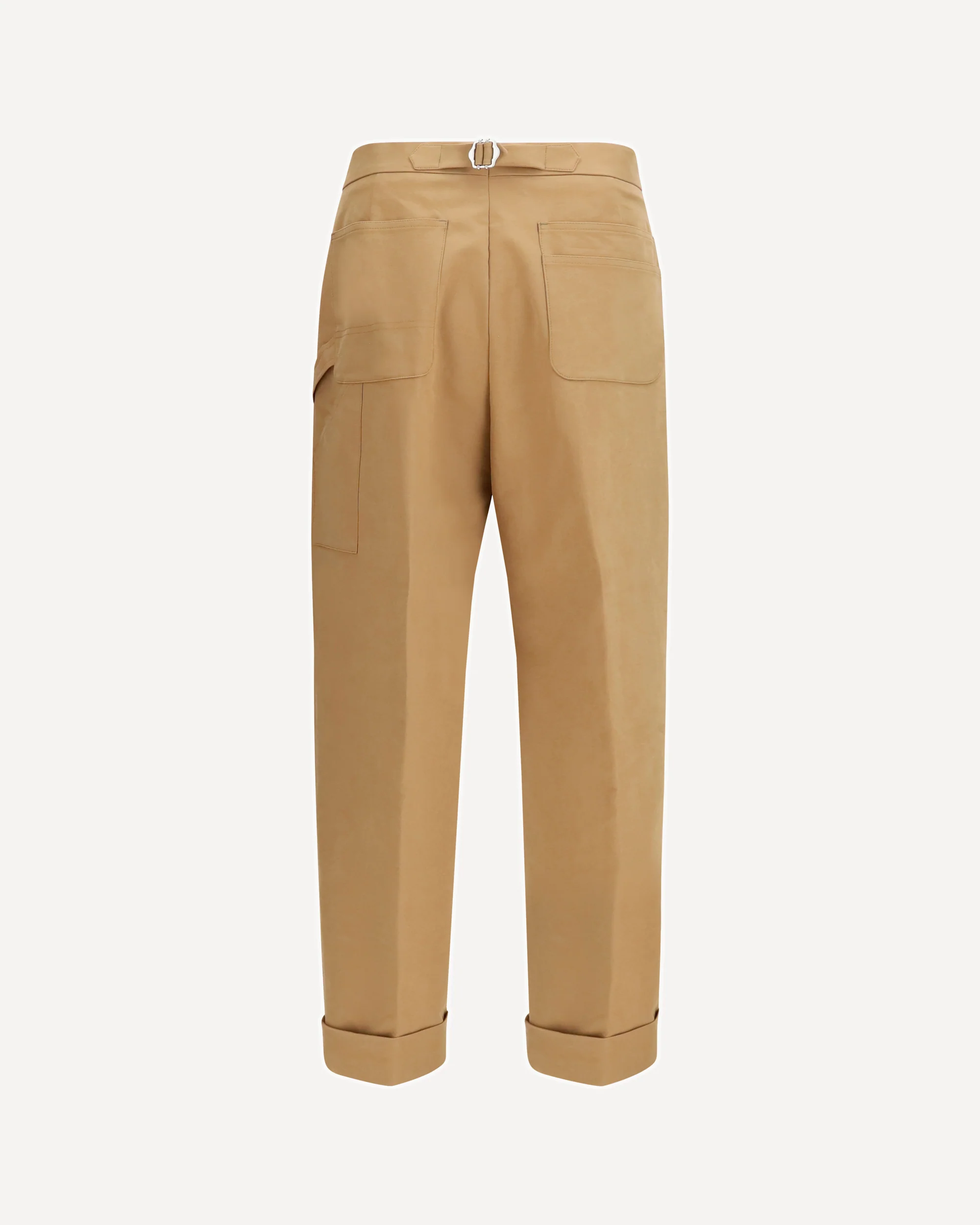 Tailored cotton Pants - BEIGE | Cheap Luxury Handbags Store,