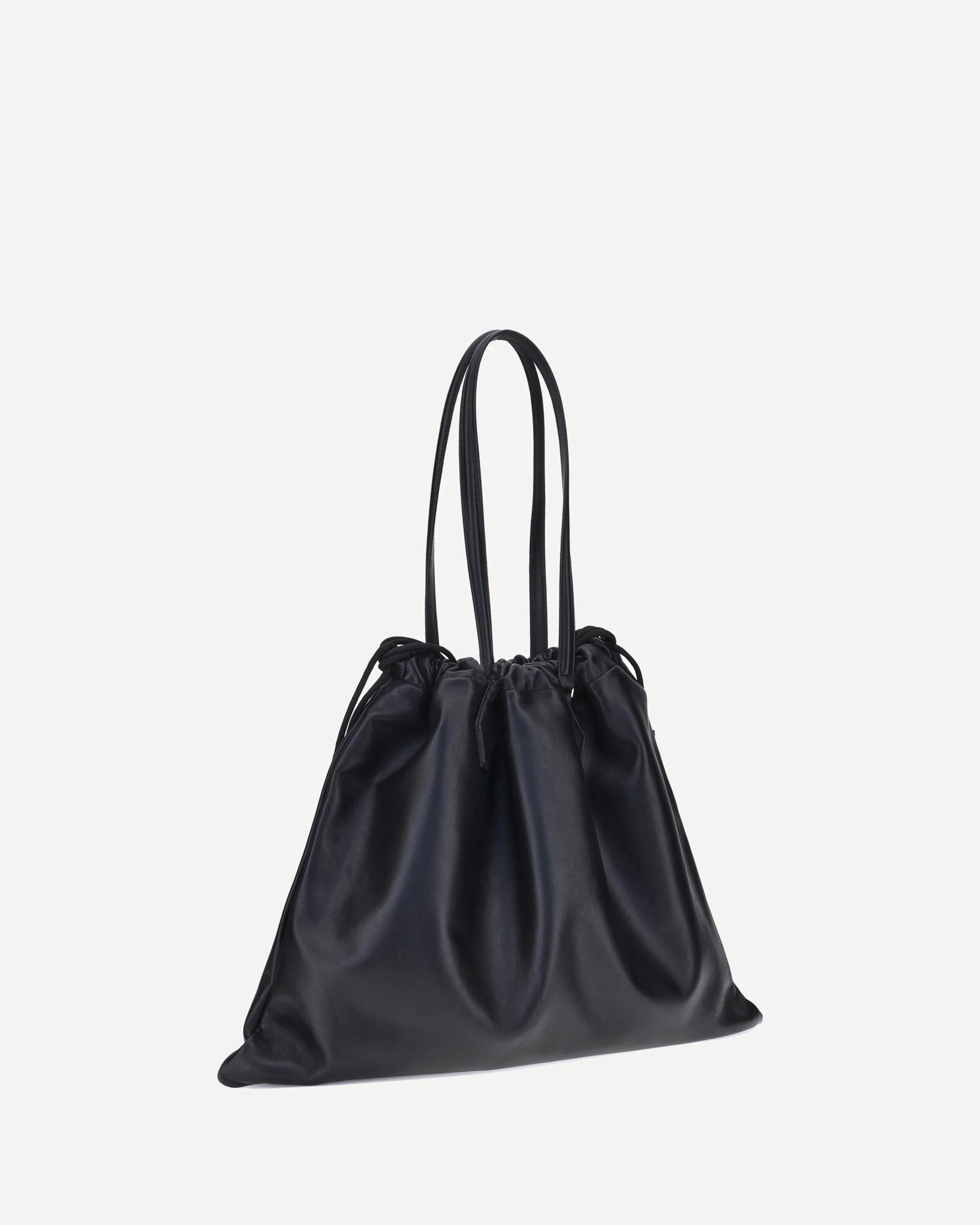 Drawstring Shoulder Bag - BLACK | Cheap Luxury Handbags Store,
