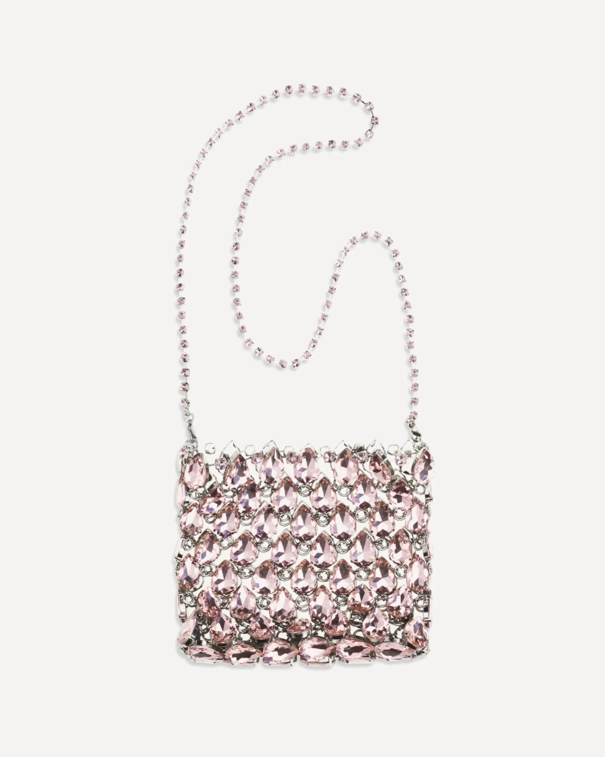 Crystal mesh Pouch - PINK | Cheap Luxury Handbags Store,