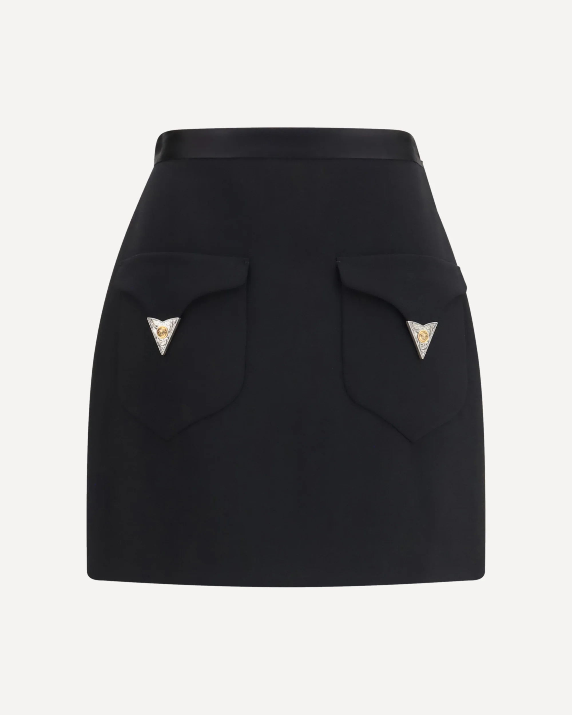Wool mini Skirt - BLACK | Cheap Luxury Handbags Store,