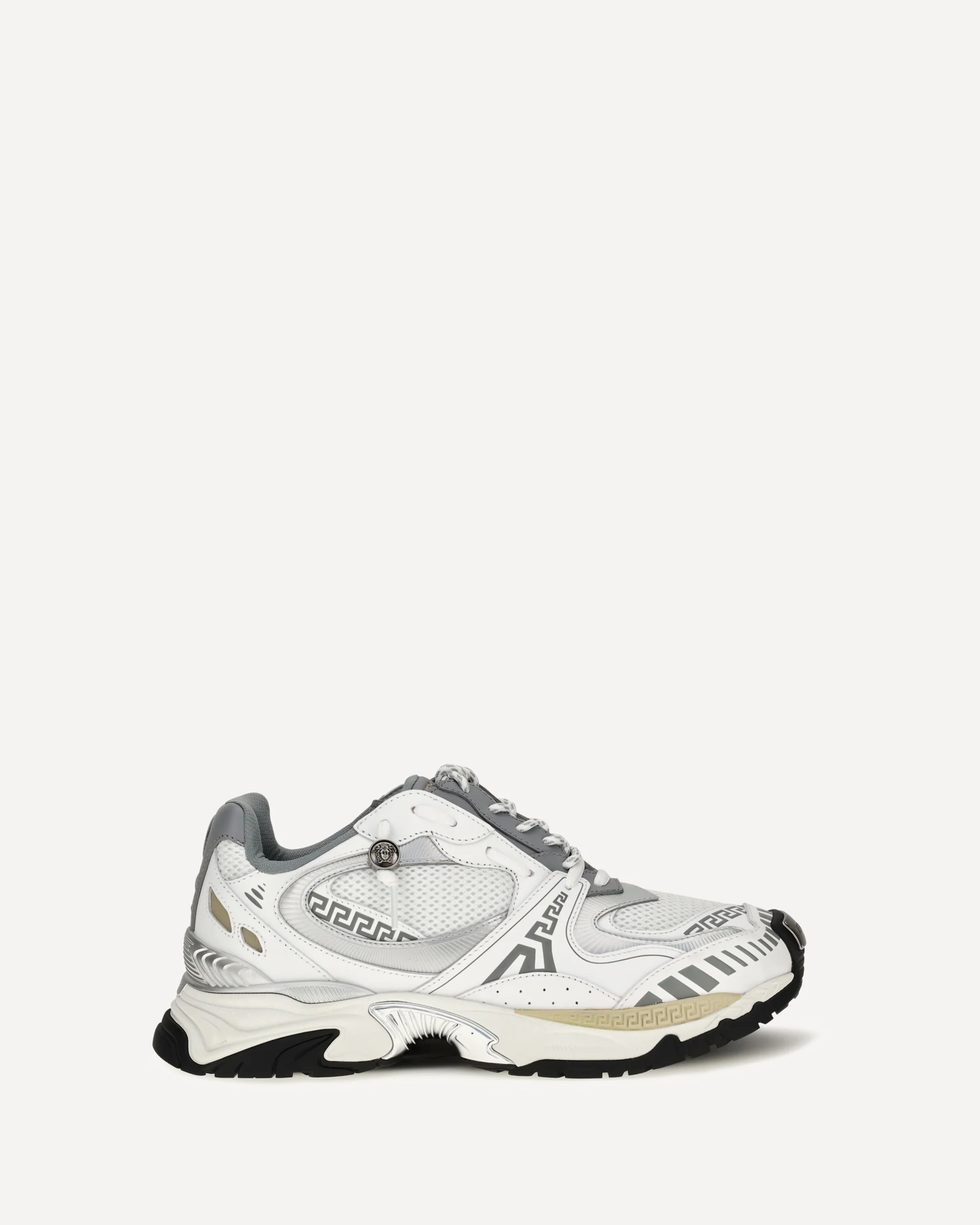 Icaro Sneakers in fabric, mesh and leather - WHITE | Cheap Luxury Handbags Store,