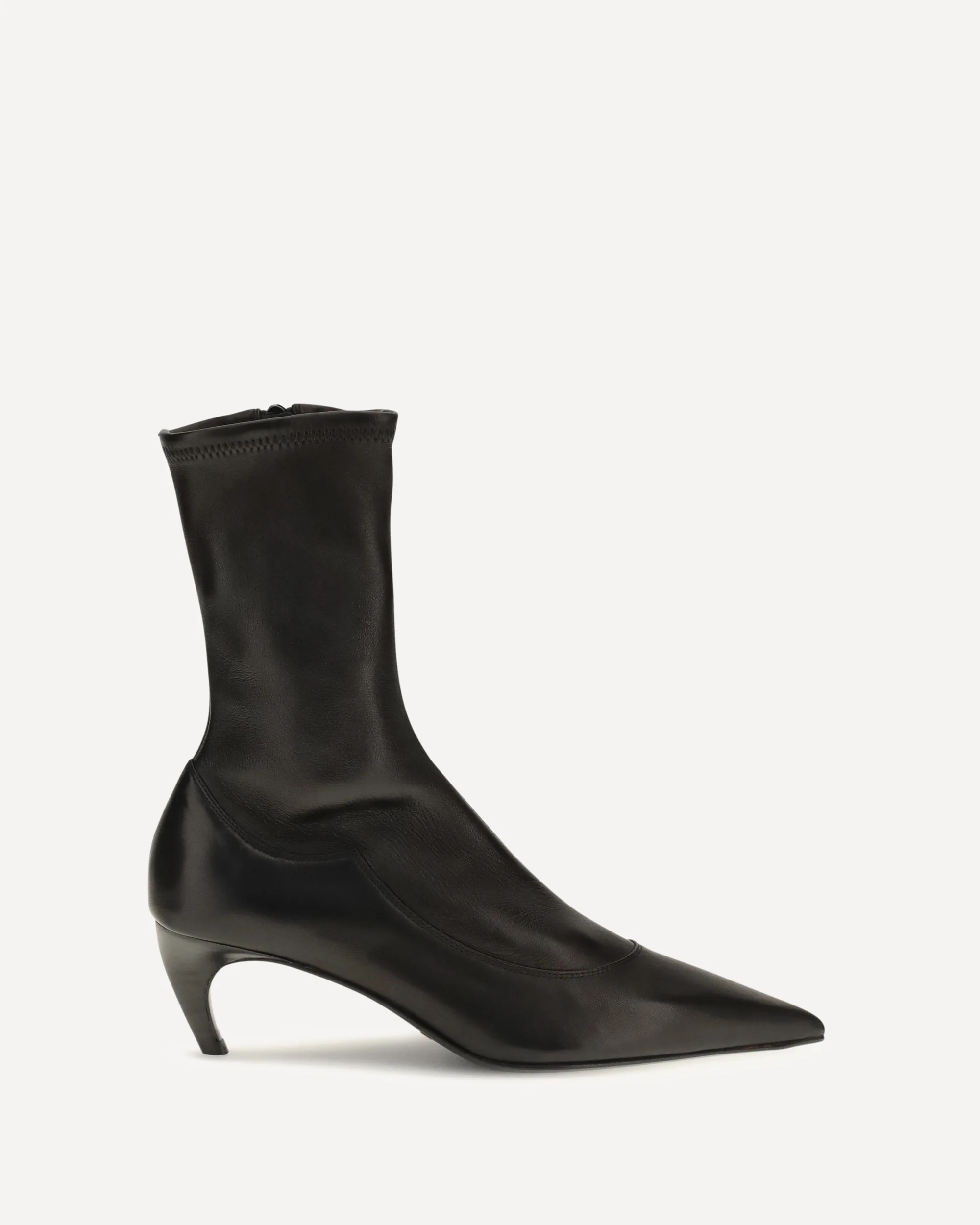 Valerie leather Ankle Boots - BLACK | Cheap Luxury Handbags Store,