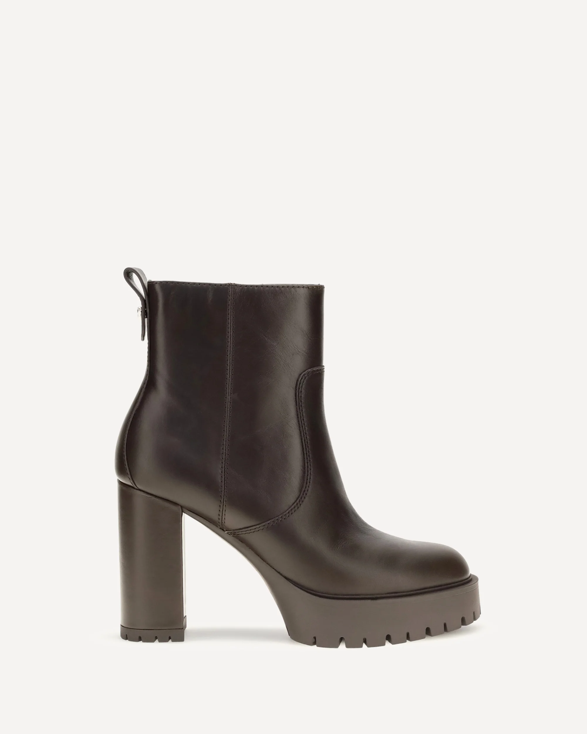 Clara 01 platform ankle Boots - BROWN | Cheap Luxury Handbags Store,