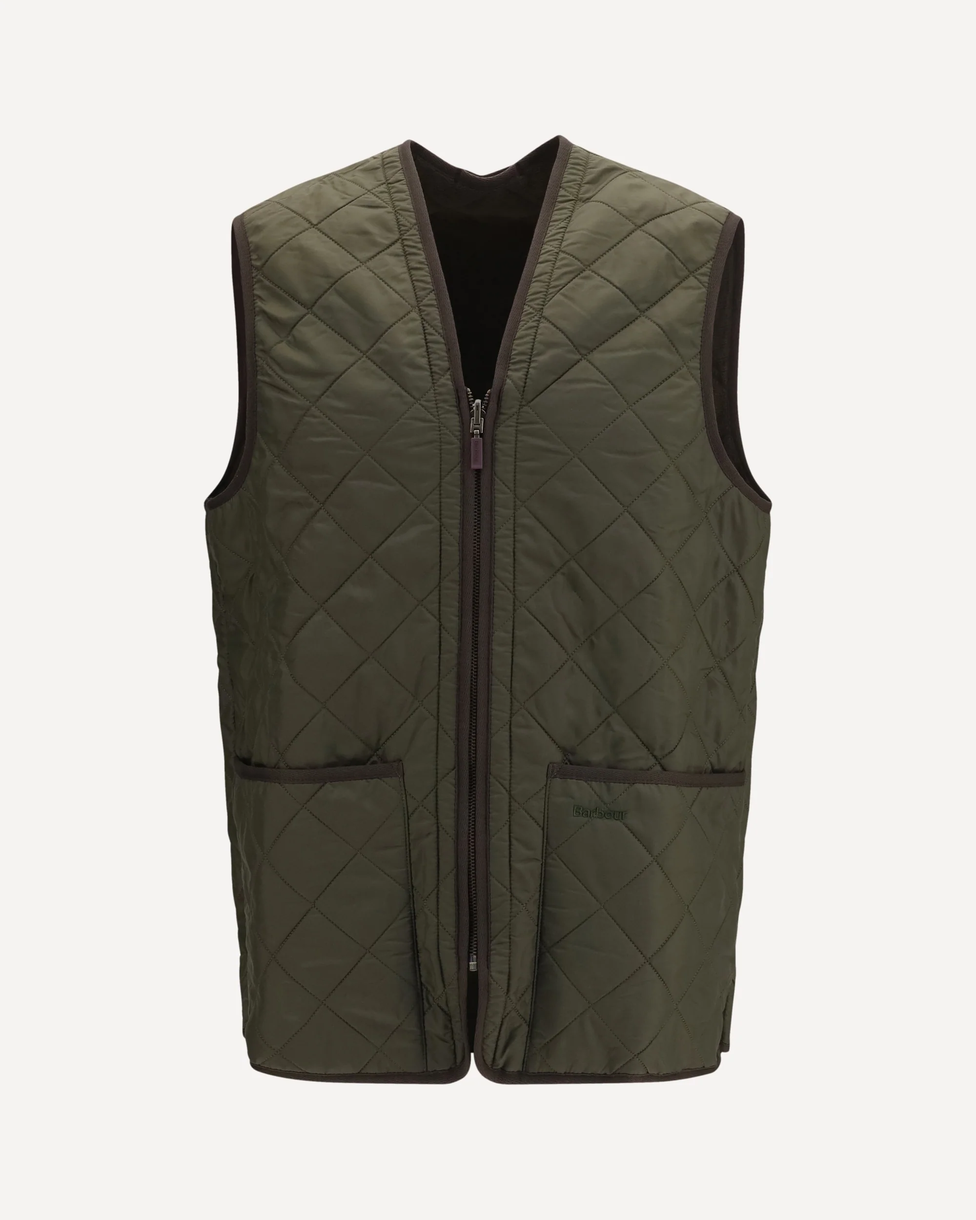 Polarquilt quilted zip Vest - GREEN | Cheap Luxury Handbags Store,