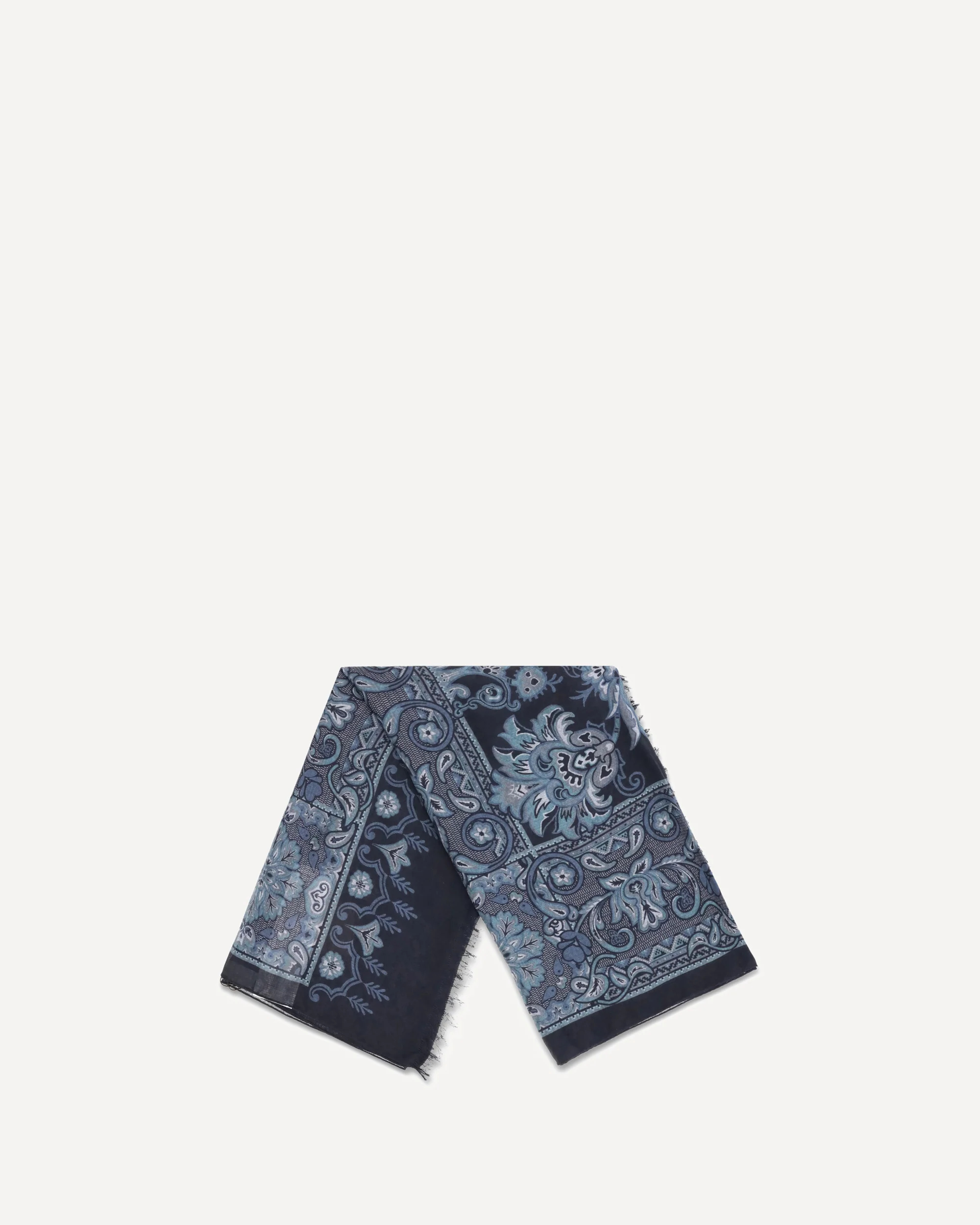 Jacquard Scarf - BLUE | Cheap Luxury Handbags Store,