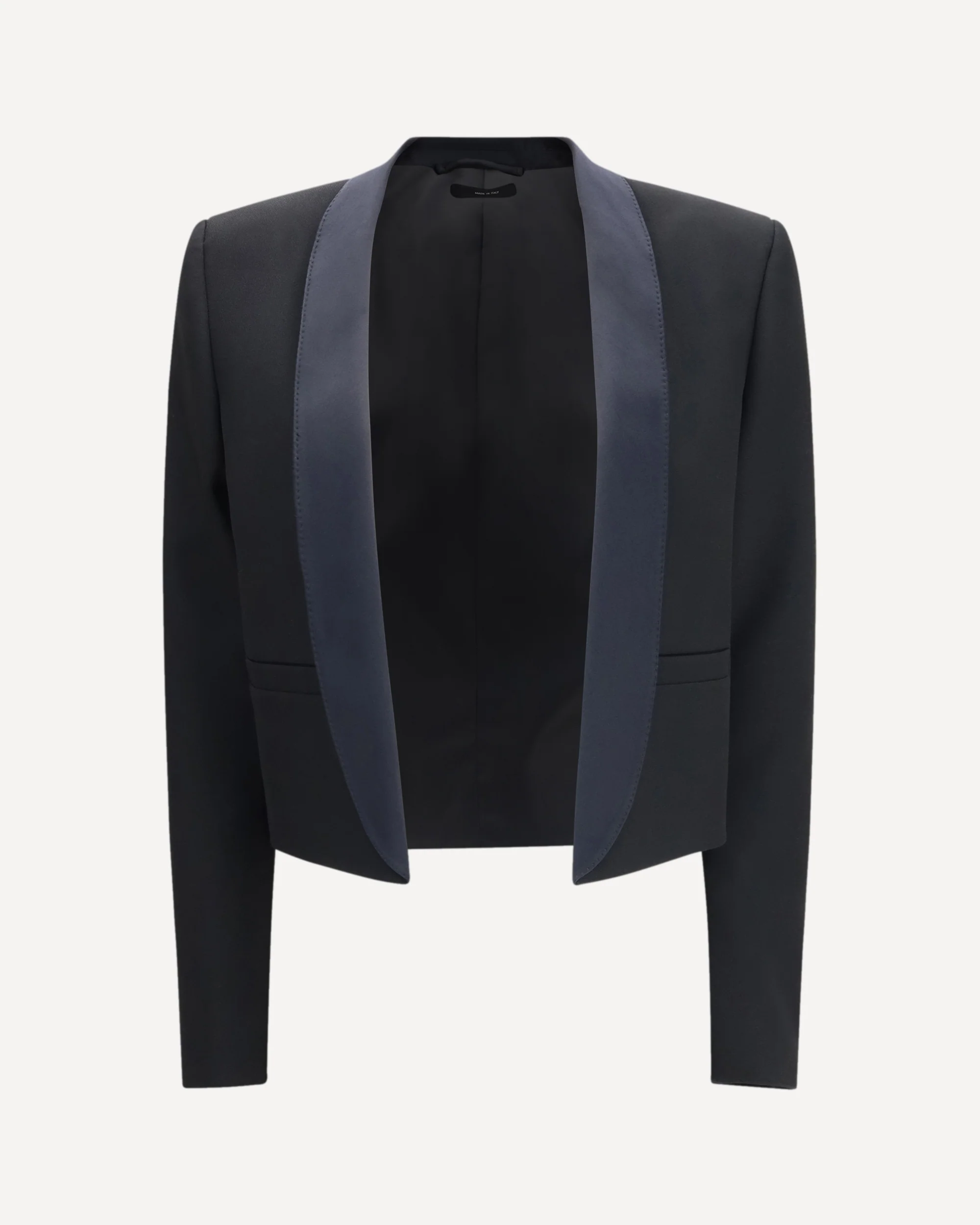 Cropped single-breasted Jacket - BLACK | Cheap Luxury Handbags Store,