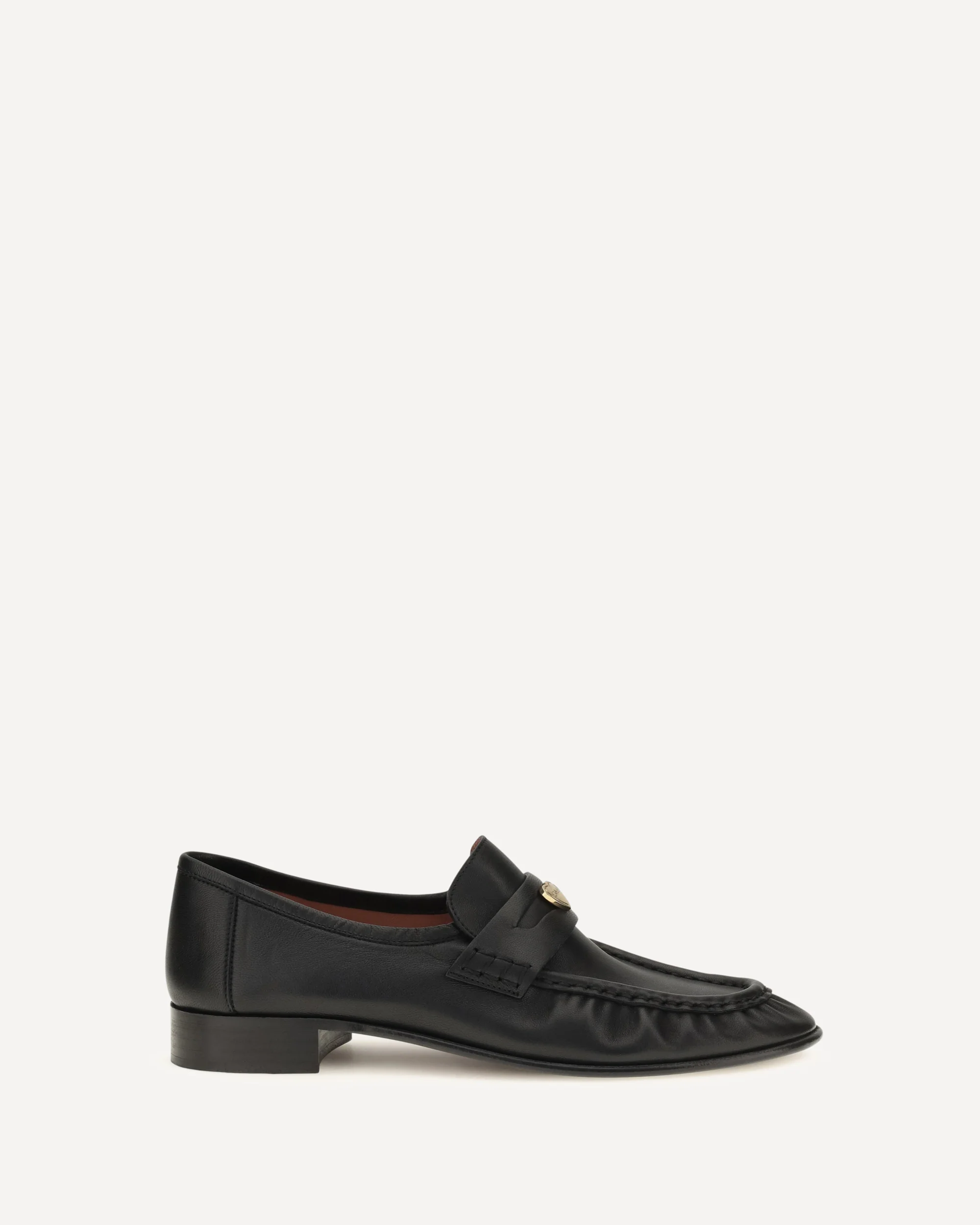 Letti leather Loafers - BLACK | Cheap Luxury Handbags Store,