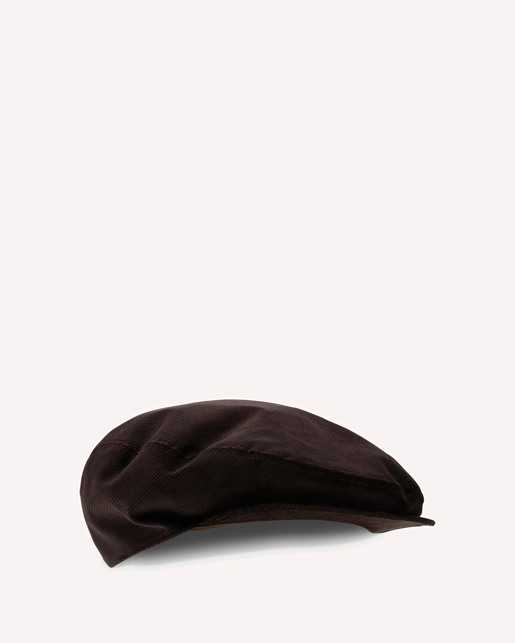 Velvet flat Cap - BROWN | Cheap Luxury Handbags Store,