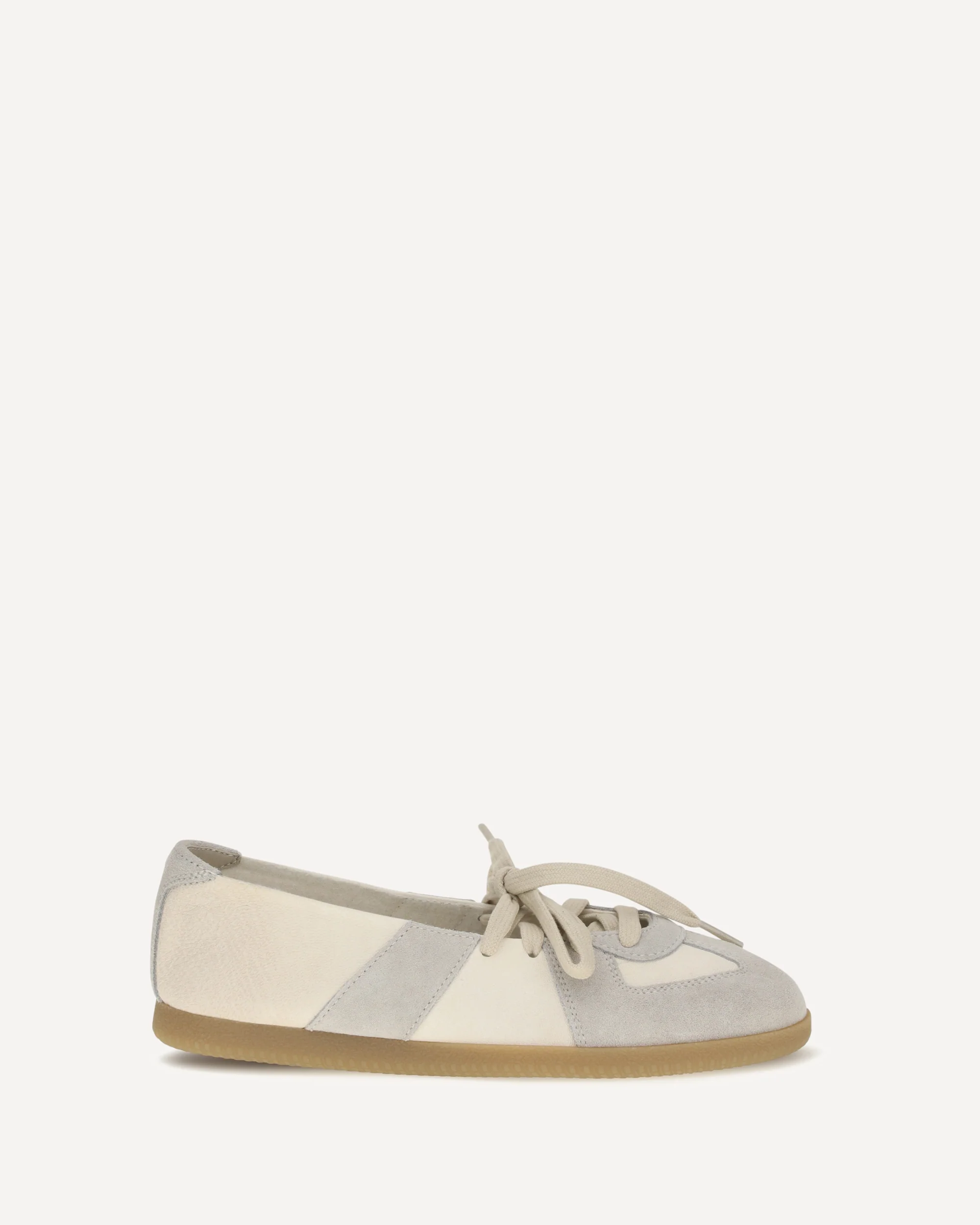 Lace-uo Ballerinas - CREAM | Cheap Luxury Handbags Store,