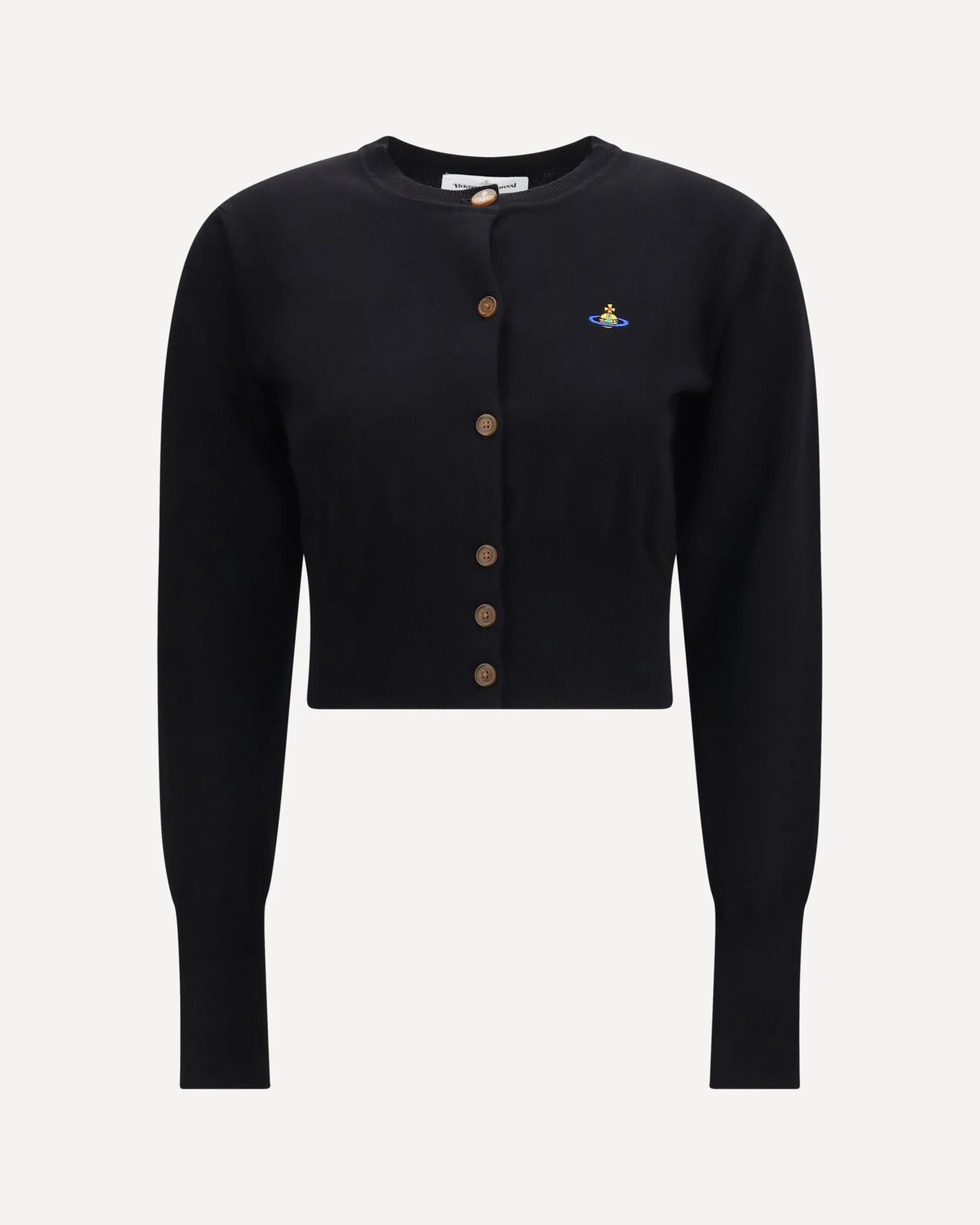 Bea crop Cardigan - BLACK | Cheap Luxury Handbags Store,