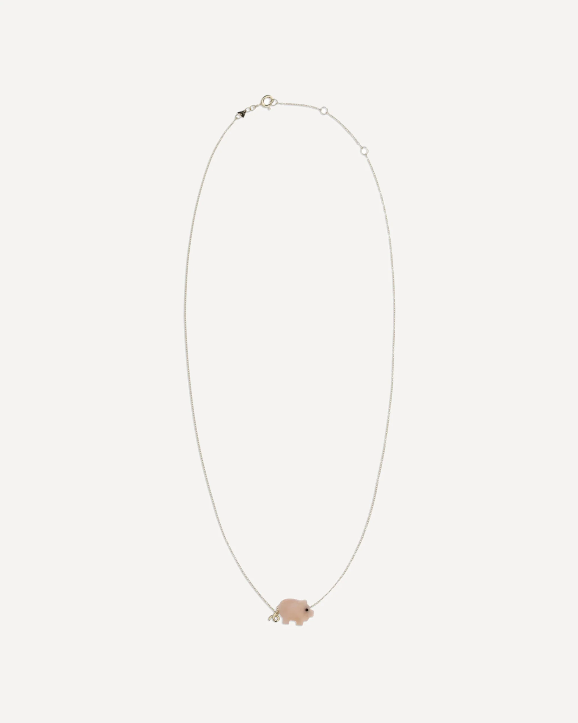 Piggy Necklace - PINK | Cheap Luxury Handbags Store,