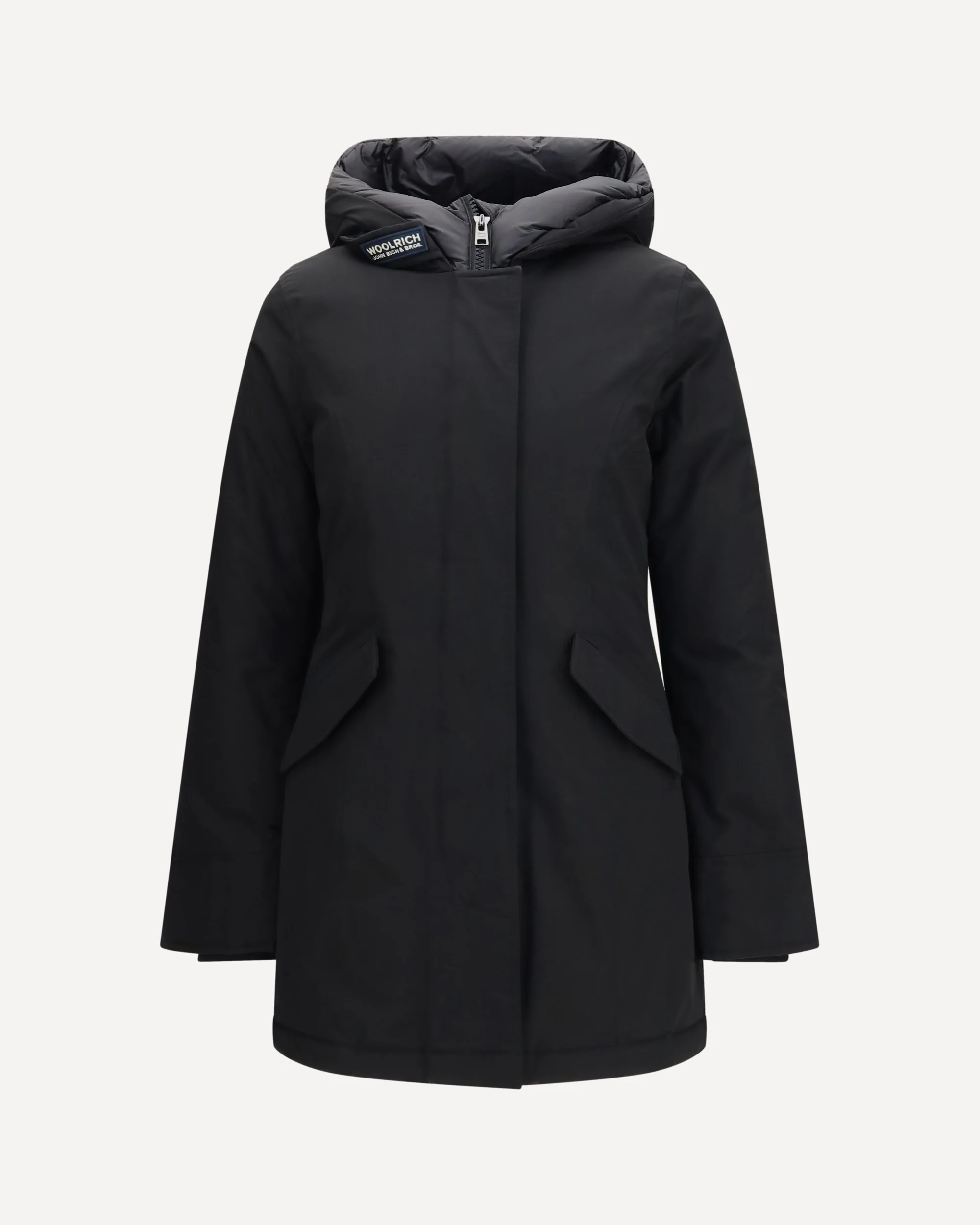Hooded padded Arctic Parka - BLACK | Cheap Luxury Handbags Store,