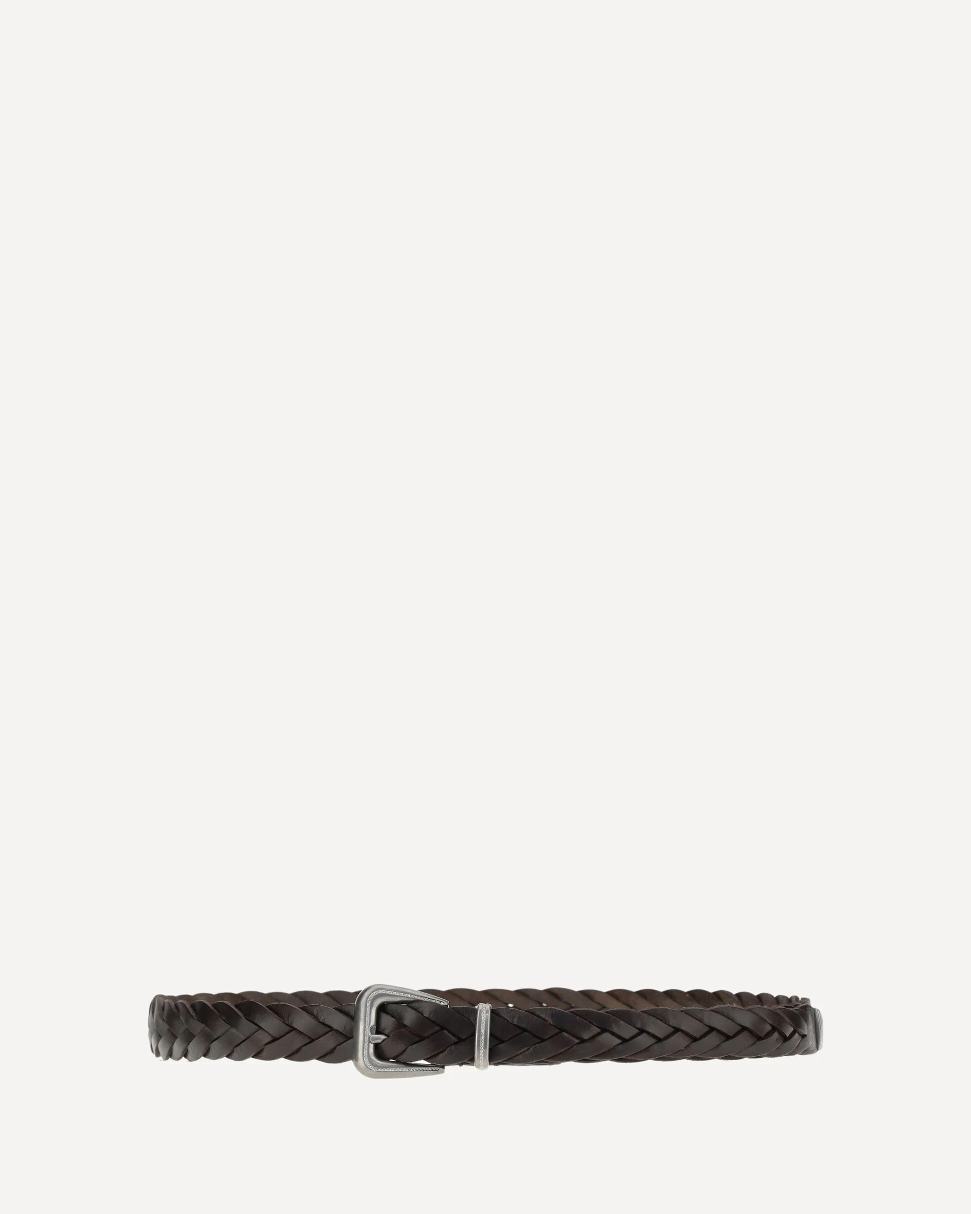 Woven leather Belt - BROWN | Cheap Luxury Handbags Store,