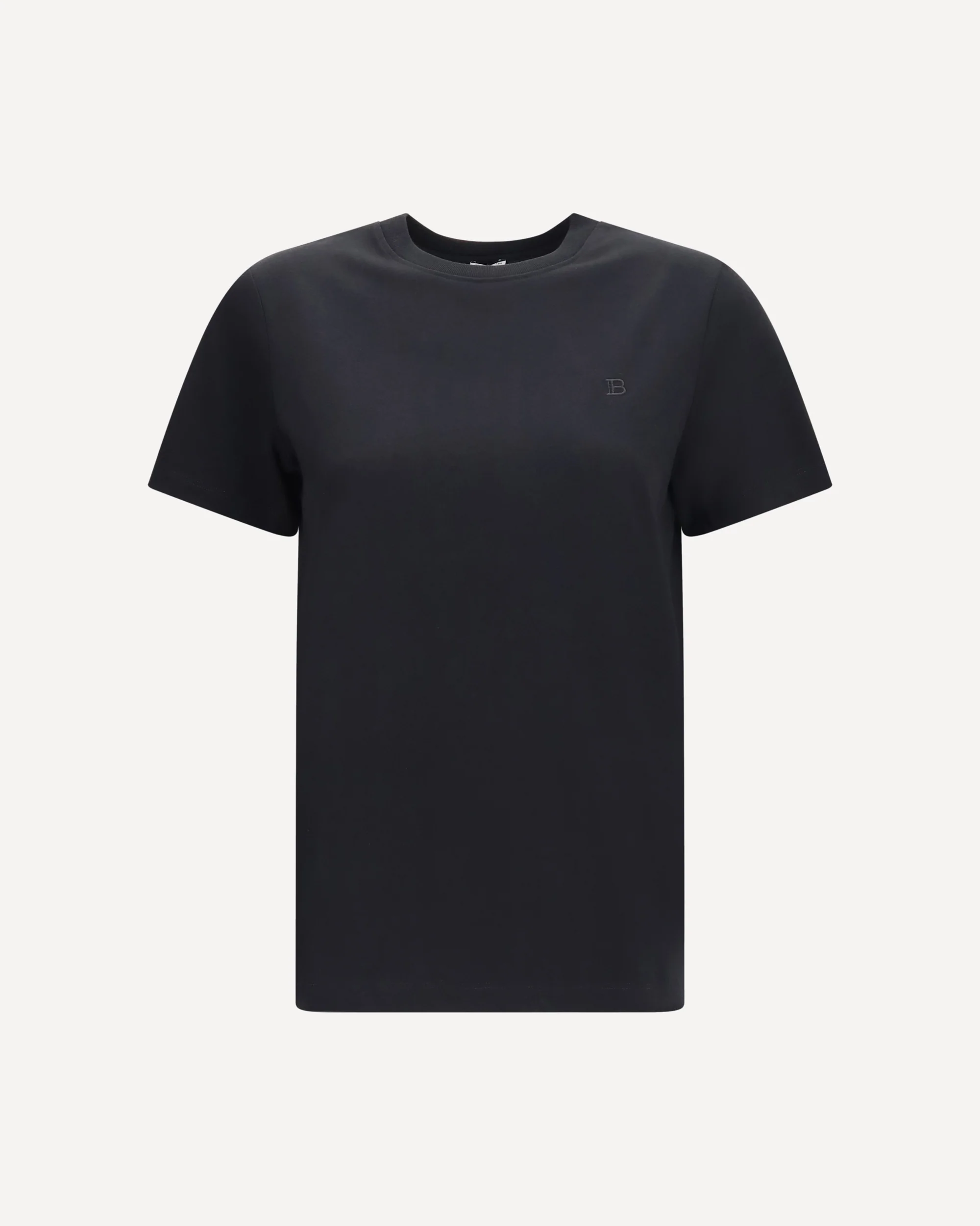 Embroidered jersey T-shirt - BLACK | Cheap Luxury Handbags Store,