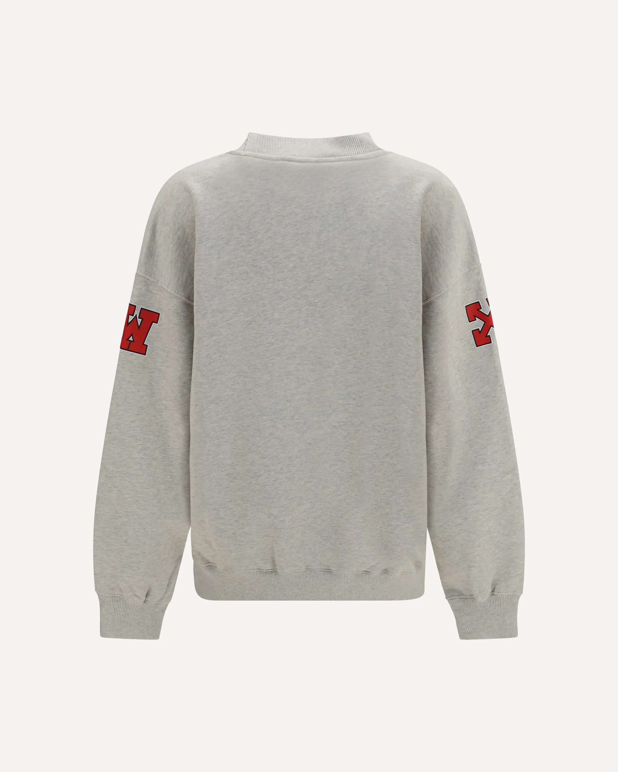 Off College crewneck Sweatshirt - GREY | Cheap Luxury Handbags Store,