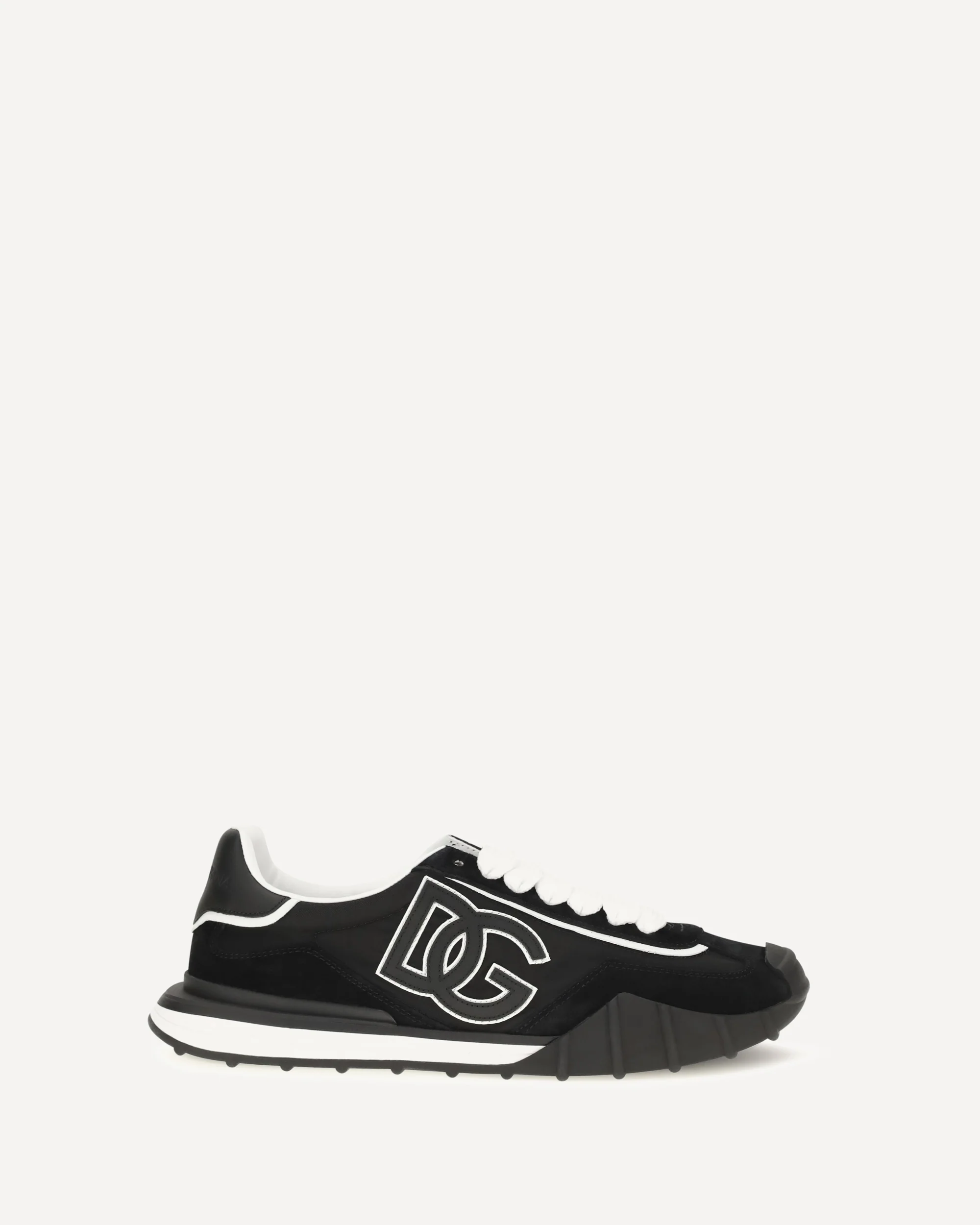 DG Logo leather Sneakers - BLACK | Cheap Luxury Handbags Store,