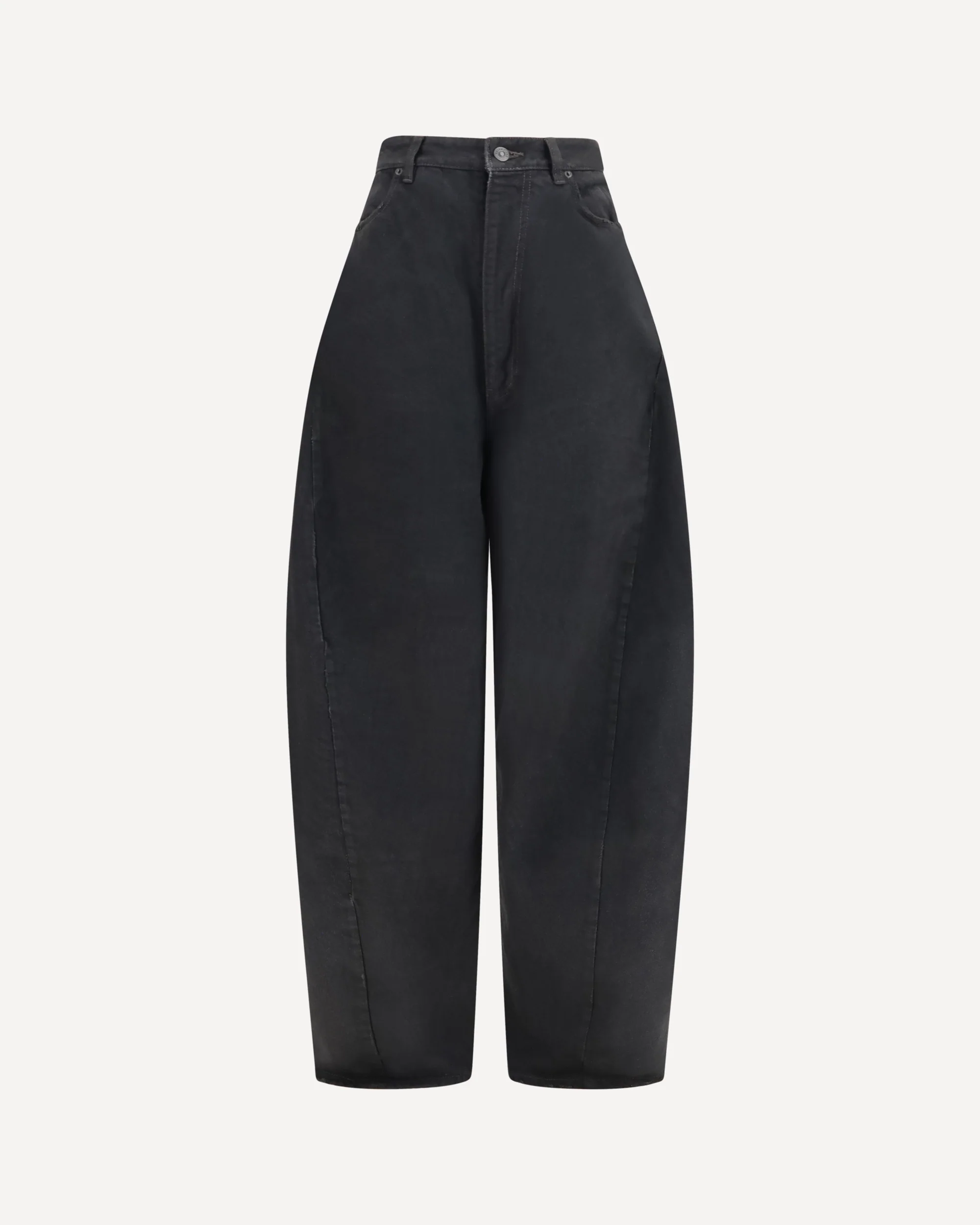 High-waisted twisted-seam Pants - BLACK | Cheap Luxury Handbags Store,