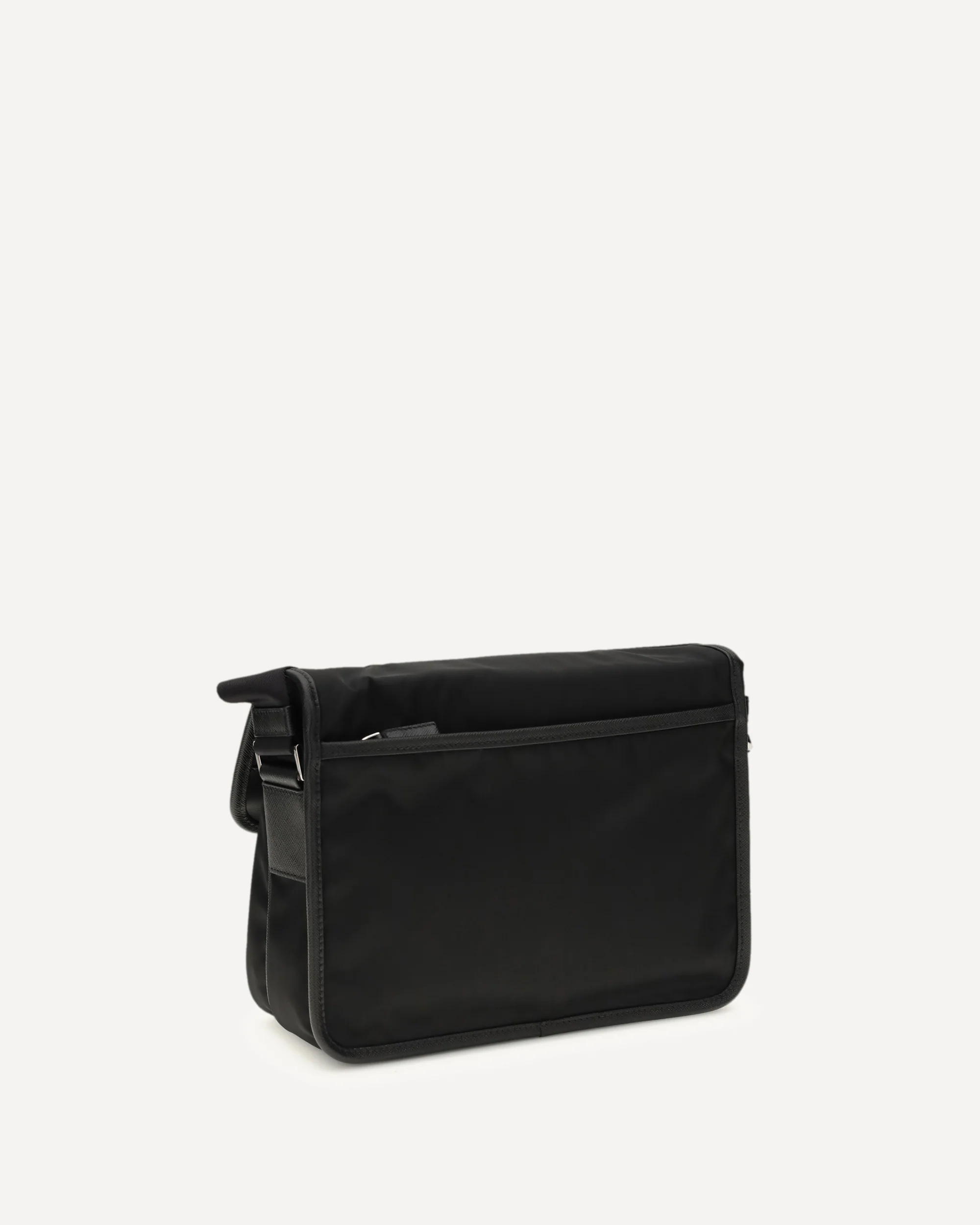 Re-Nylon and Saffiano Shoulder Bag - BLACK | Cheap Luxury Handbags Store,