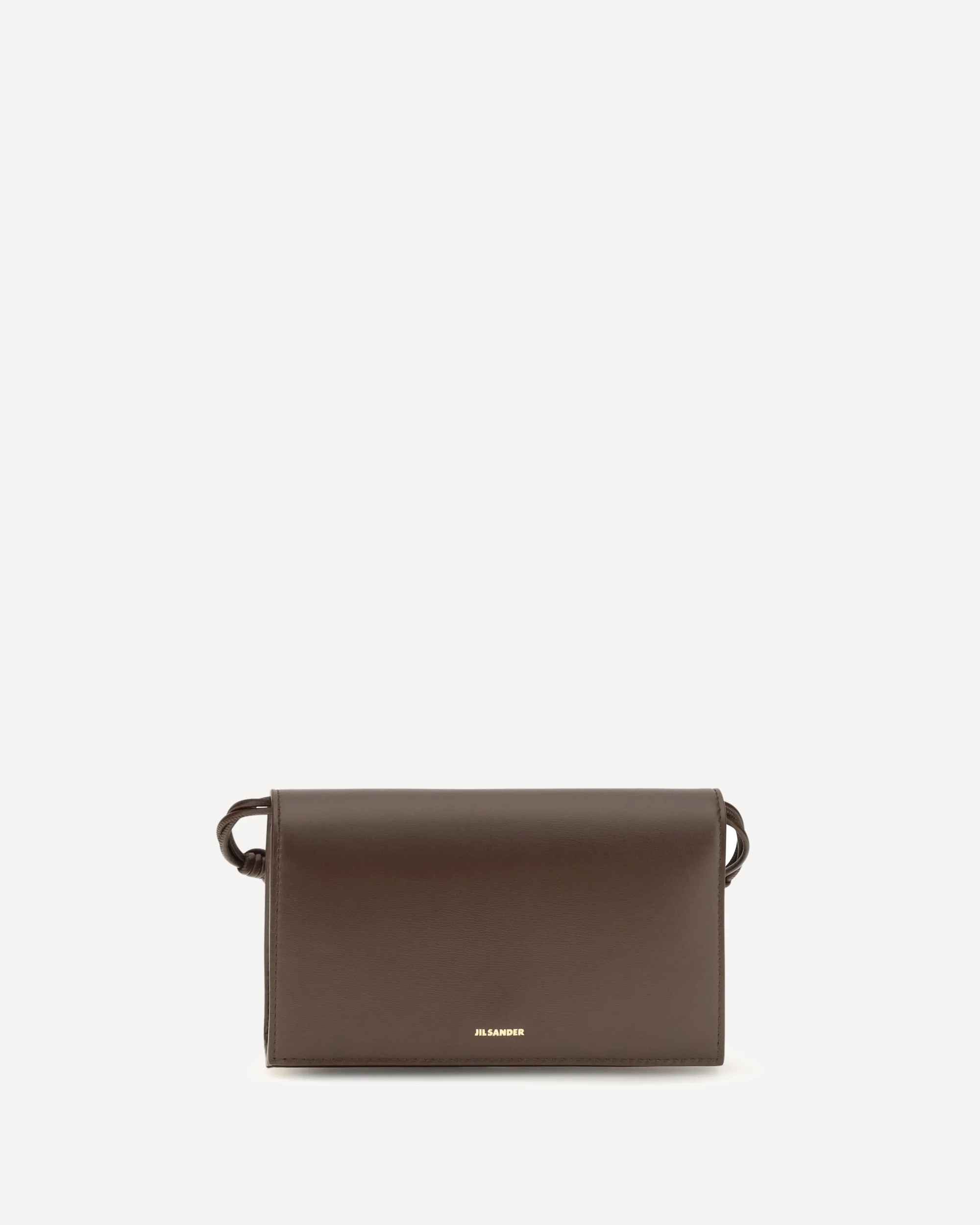 Tangle Wallet with shoulder strap - BROWN | Cheap Luxury Handbags Store,
