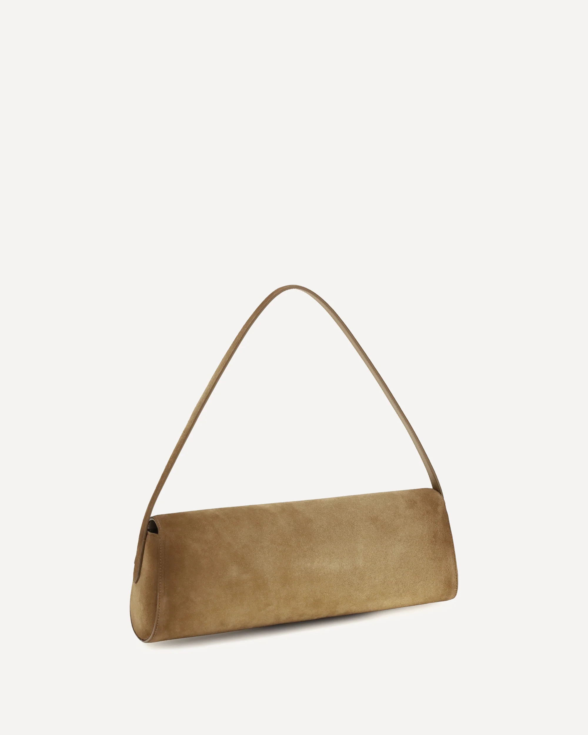 Kante suede Shoulder Bag - BROWN | Cheap Luxury Handbags Store,