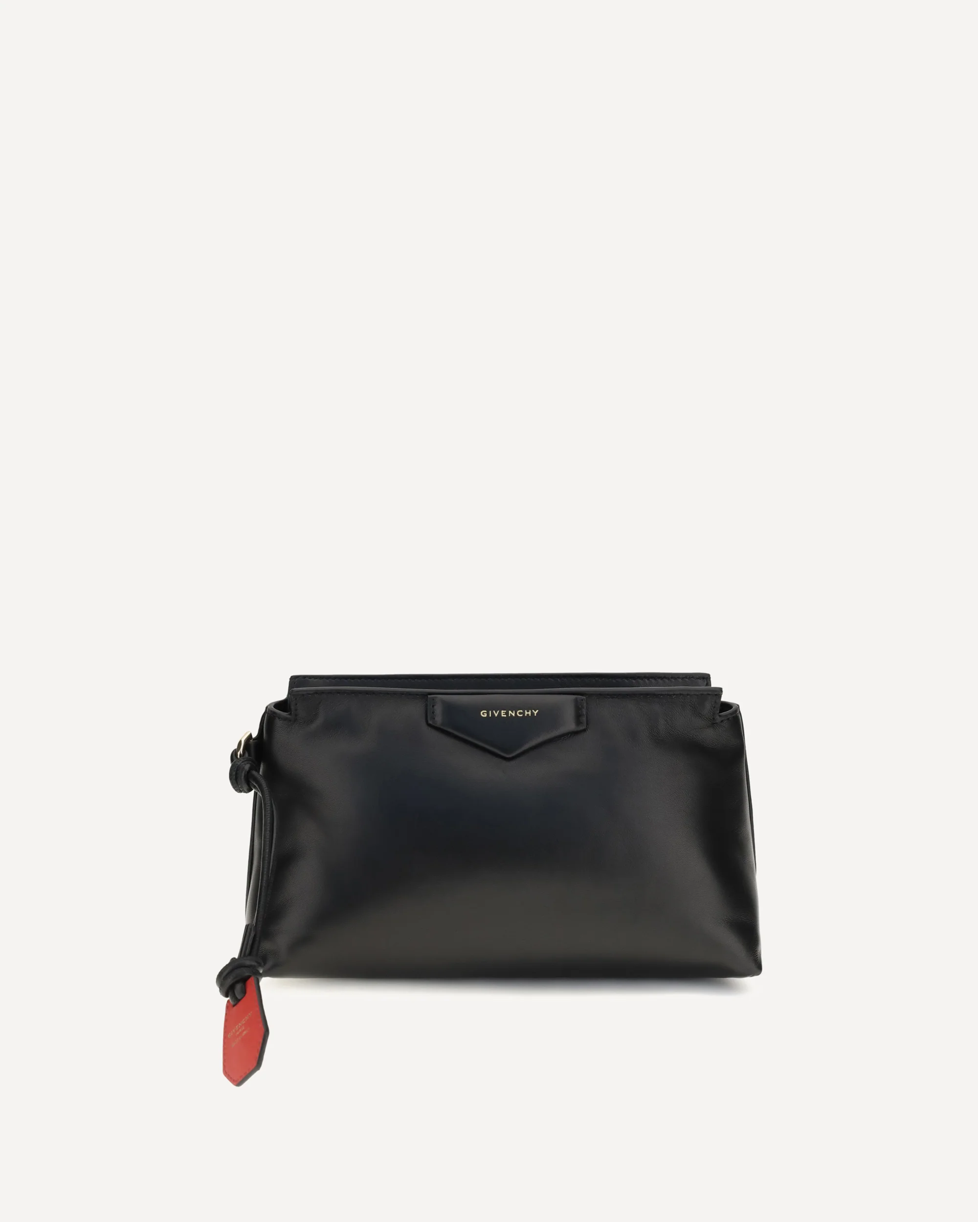 Antigona Bomber lambskin Pouch - BLACK | Cheap Luxury Handbags Store,