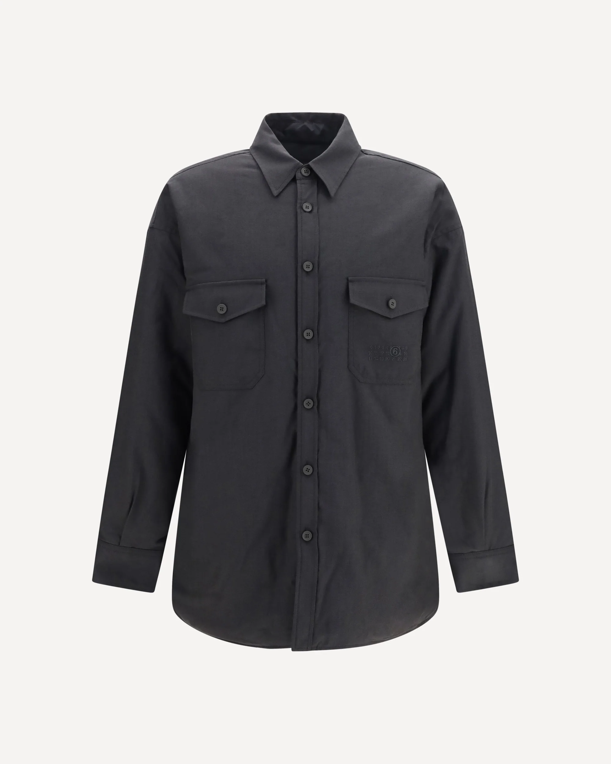Wool-blend Shirt - GREY | Cheap Luxury Handbags Store,