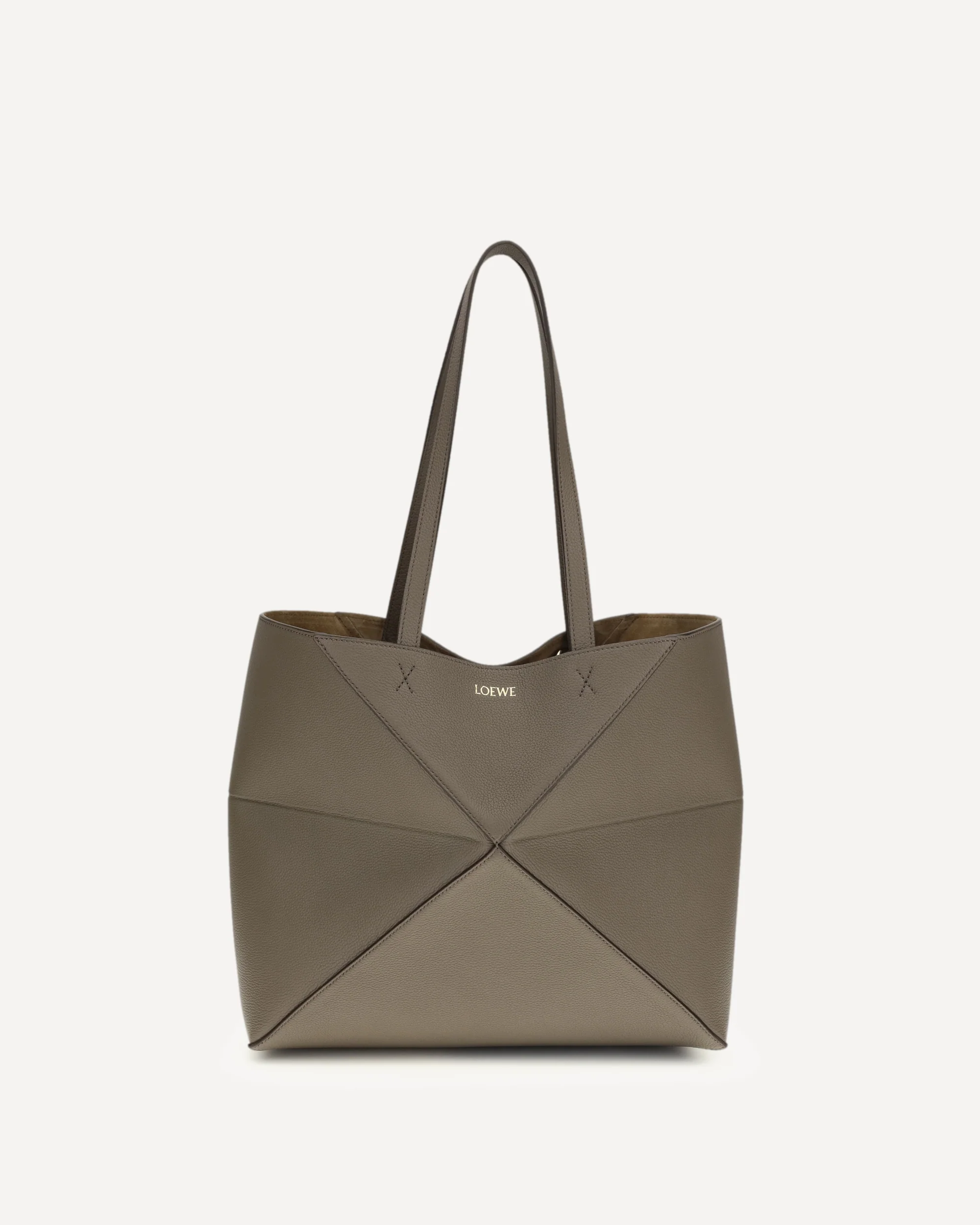 Medium Puzzle Fold Tote Bag - GREY | Cheap Luxury Handbags Store,
