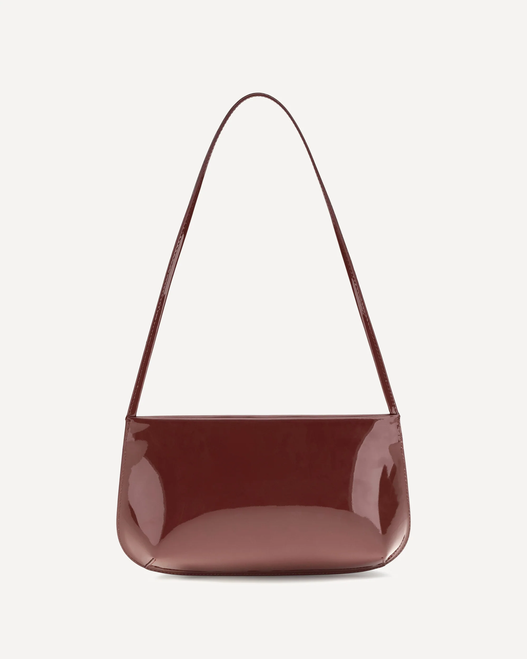 Bra brushed leather Shoulder Bag - BORDEAUX | Cheap Luxury Handbags Store,