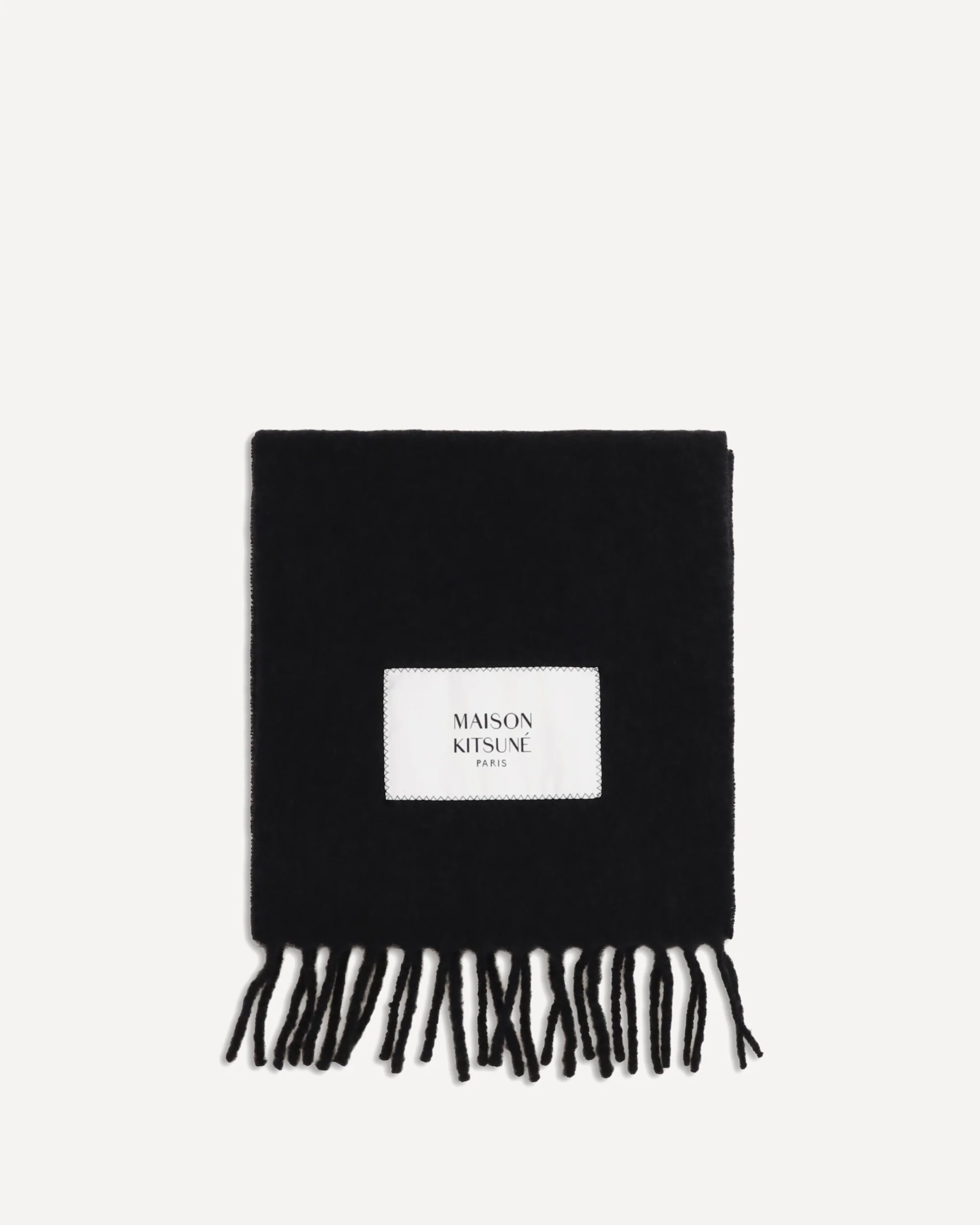 Baby alpaca Scarf - BLACK | Cheap Luxury Handbags Store,
