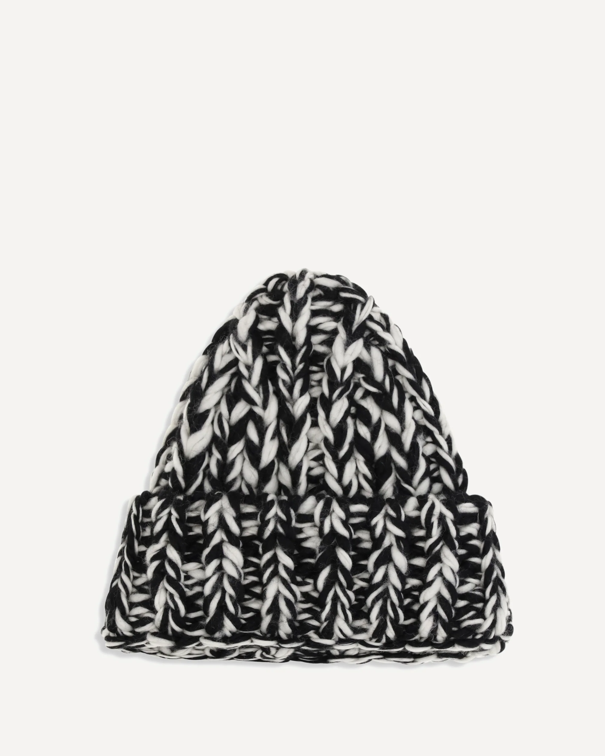 XXL wool Knit Beanie - BLACK | Cheap Luxury Handbags Store,