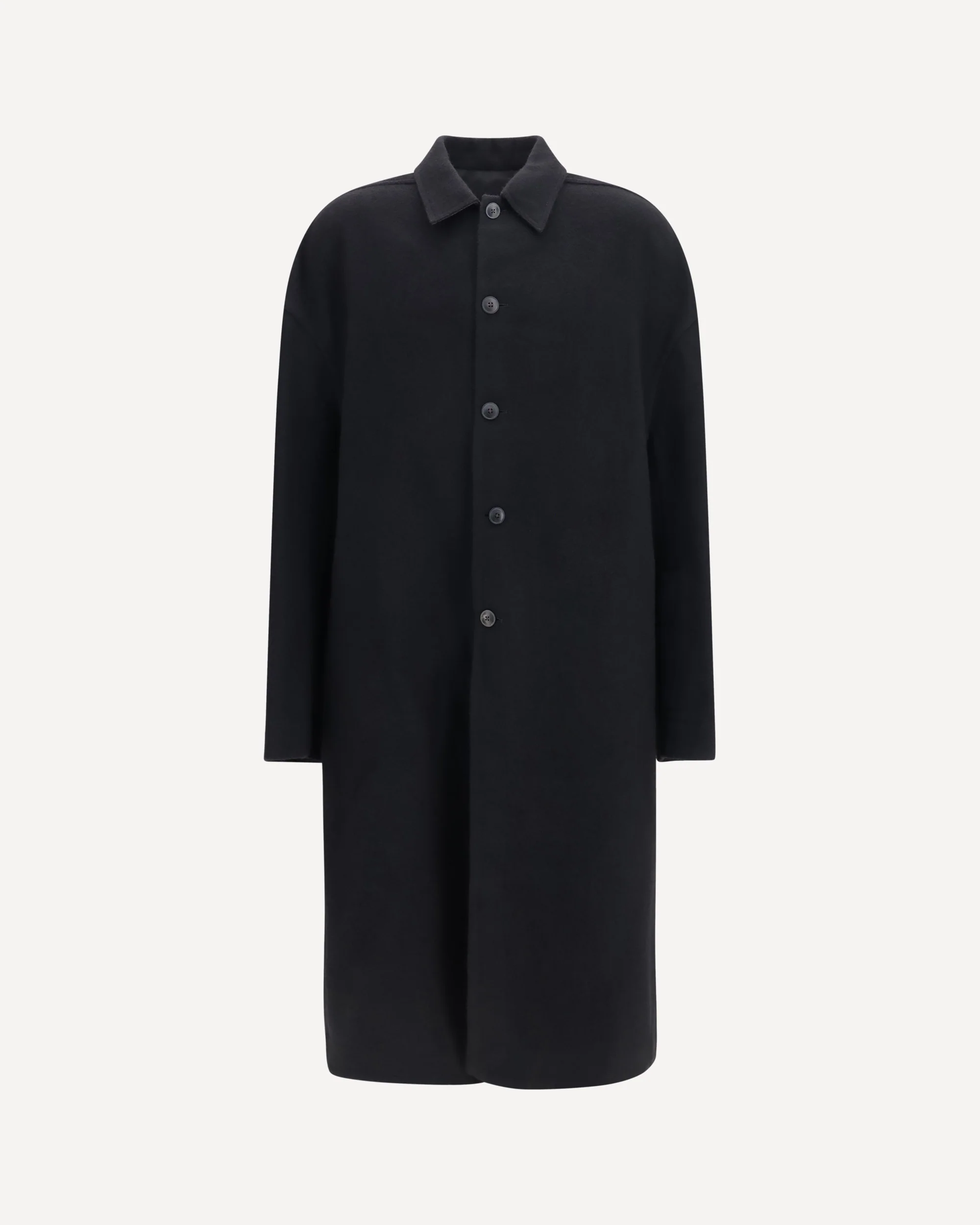 Brad virgin wool Coat - BLACK | Cheap Luxury Handbags Store,