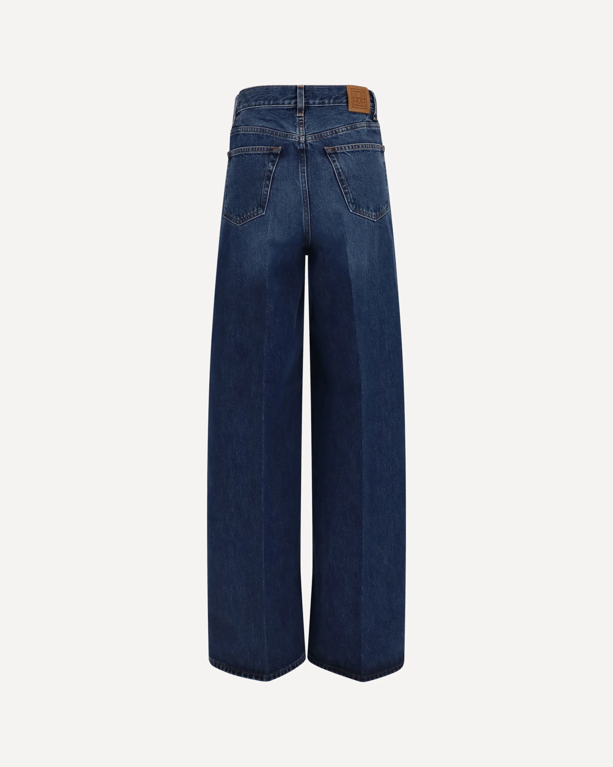 Wide-leg denim Jeans - BLUE | Cheap Luxury Handbags Store,