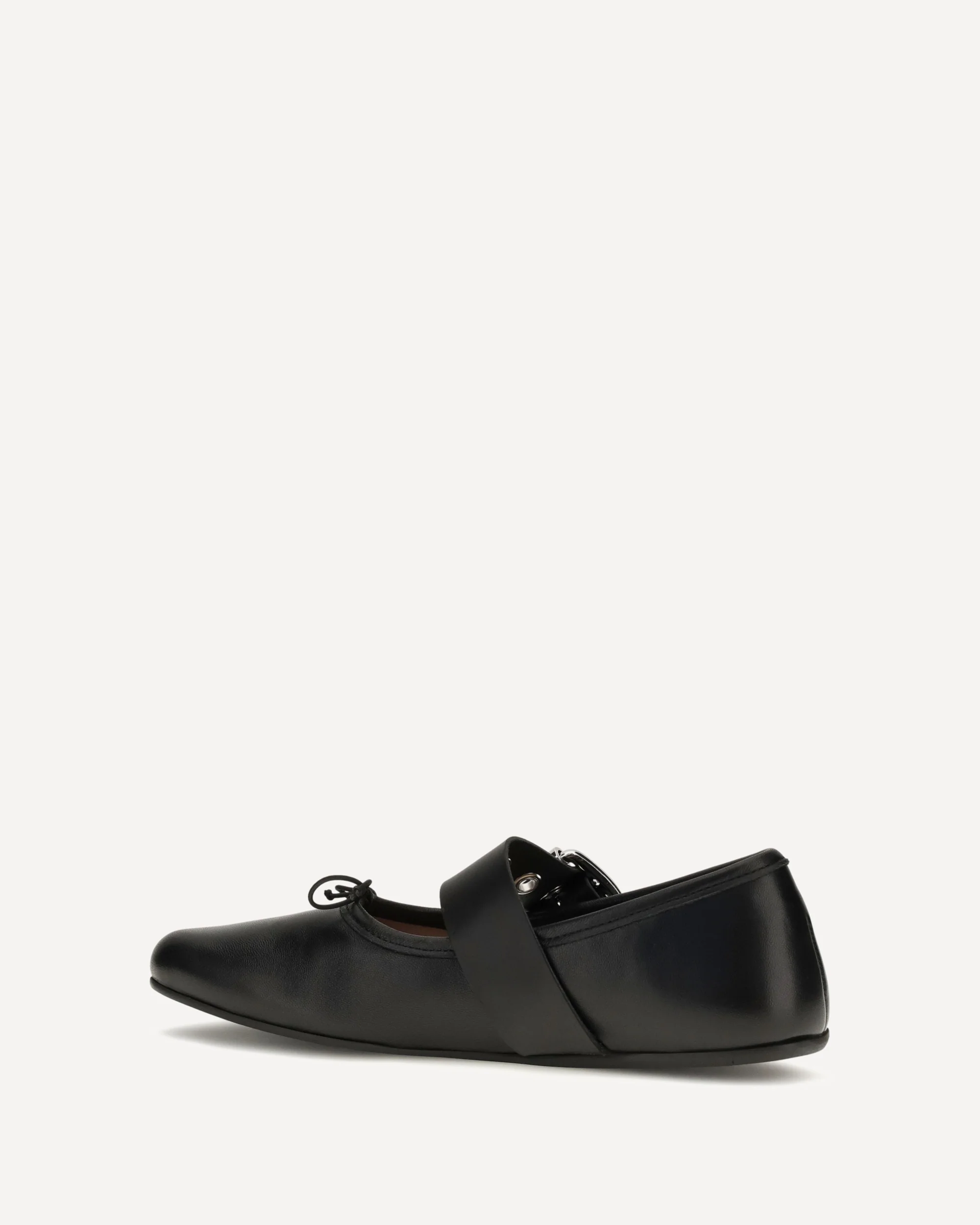 Alice leather Ballerinas - BLACK | Cheap Luxury Handbags Store,