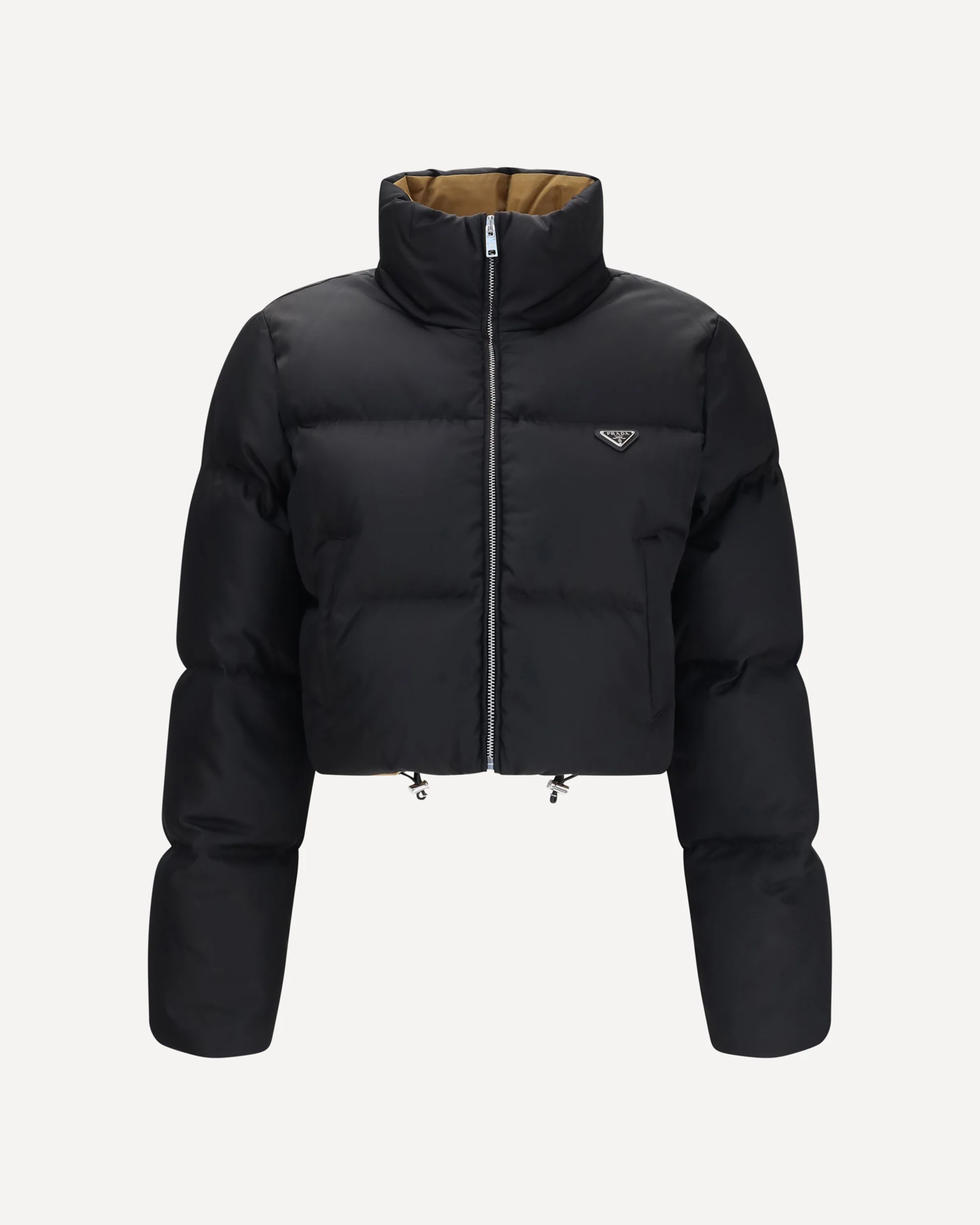 Short Re-Nylon down Jacket - BLACK | Cheap Luxury Handbags Store,