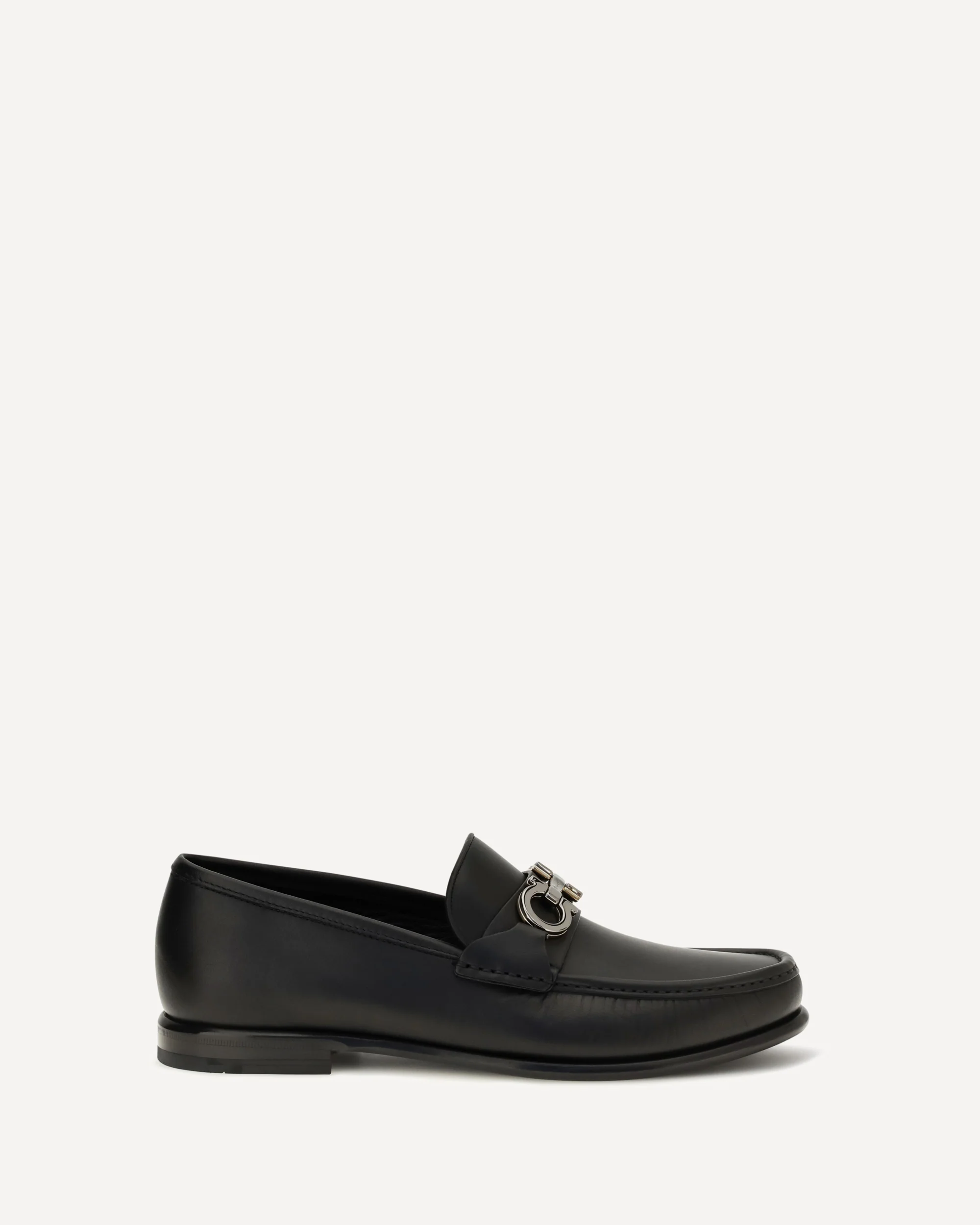 Gancini ornament Loafers - BLACK | Cheap Luxury Handbags Store,