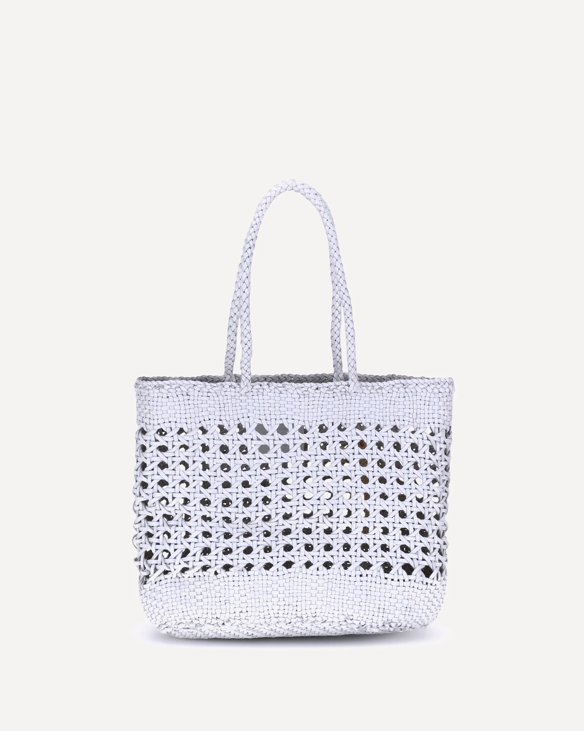 Eclipse Cannage Tote Bag - WHITE | Cheap Luxury Handbags Store,