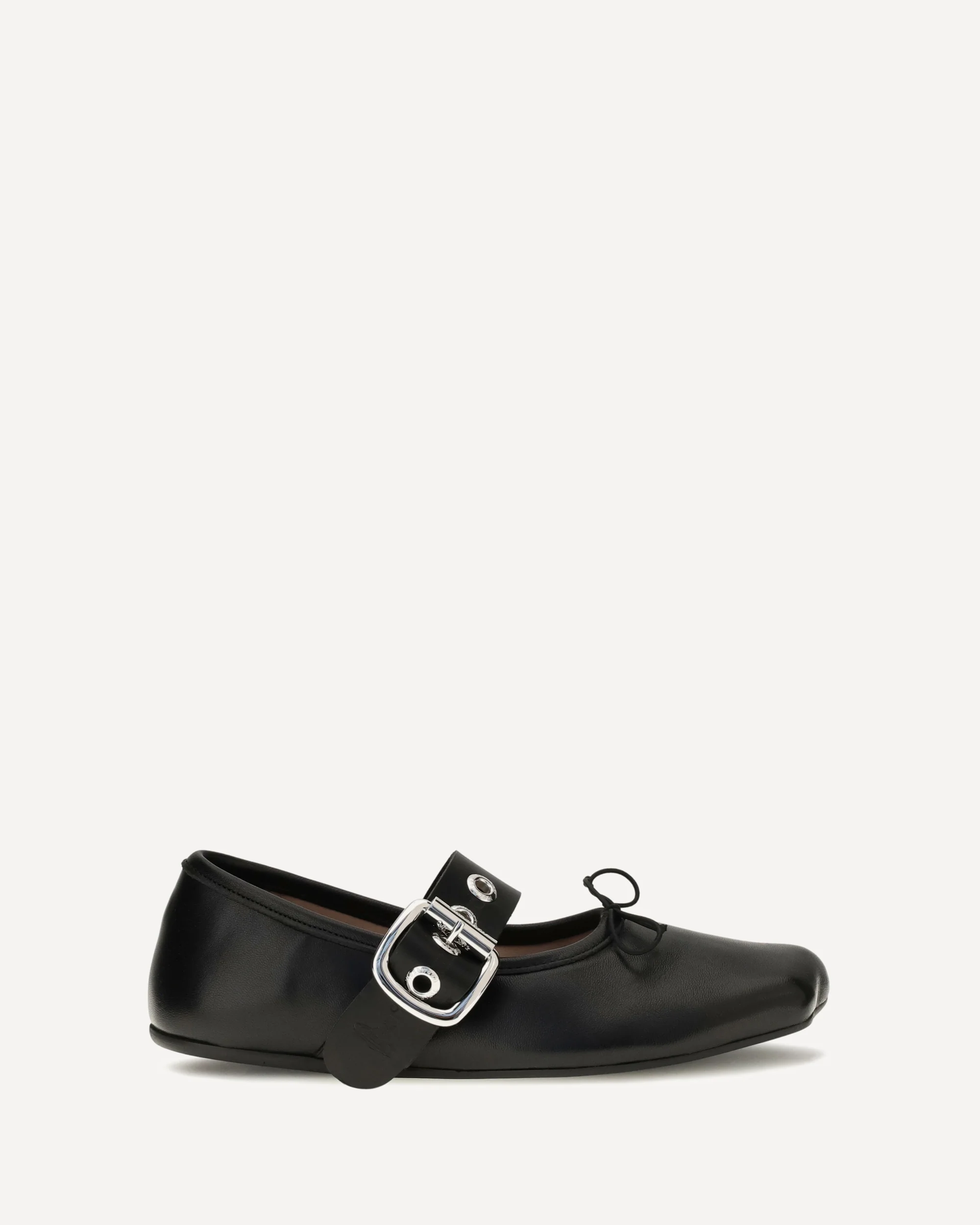 Alice leather Ballerinas - BLACK | Cheap Luxury Handbags Store,