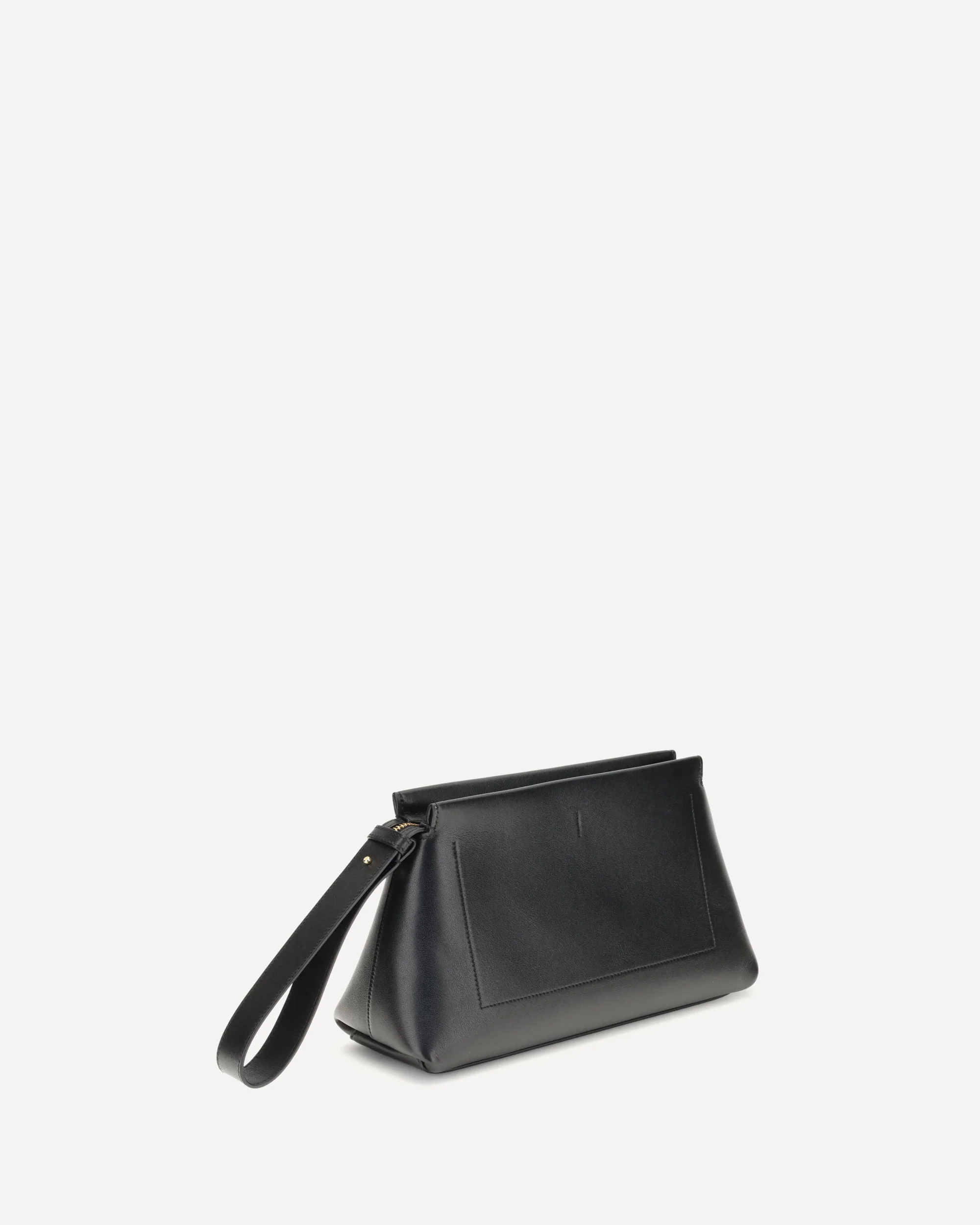 Leather Day Pouch - BLACK | Cheap Luxury Handbags Store,