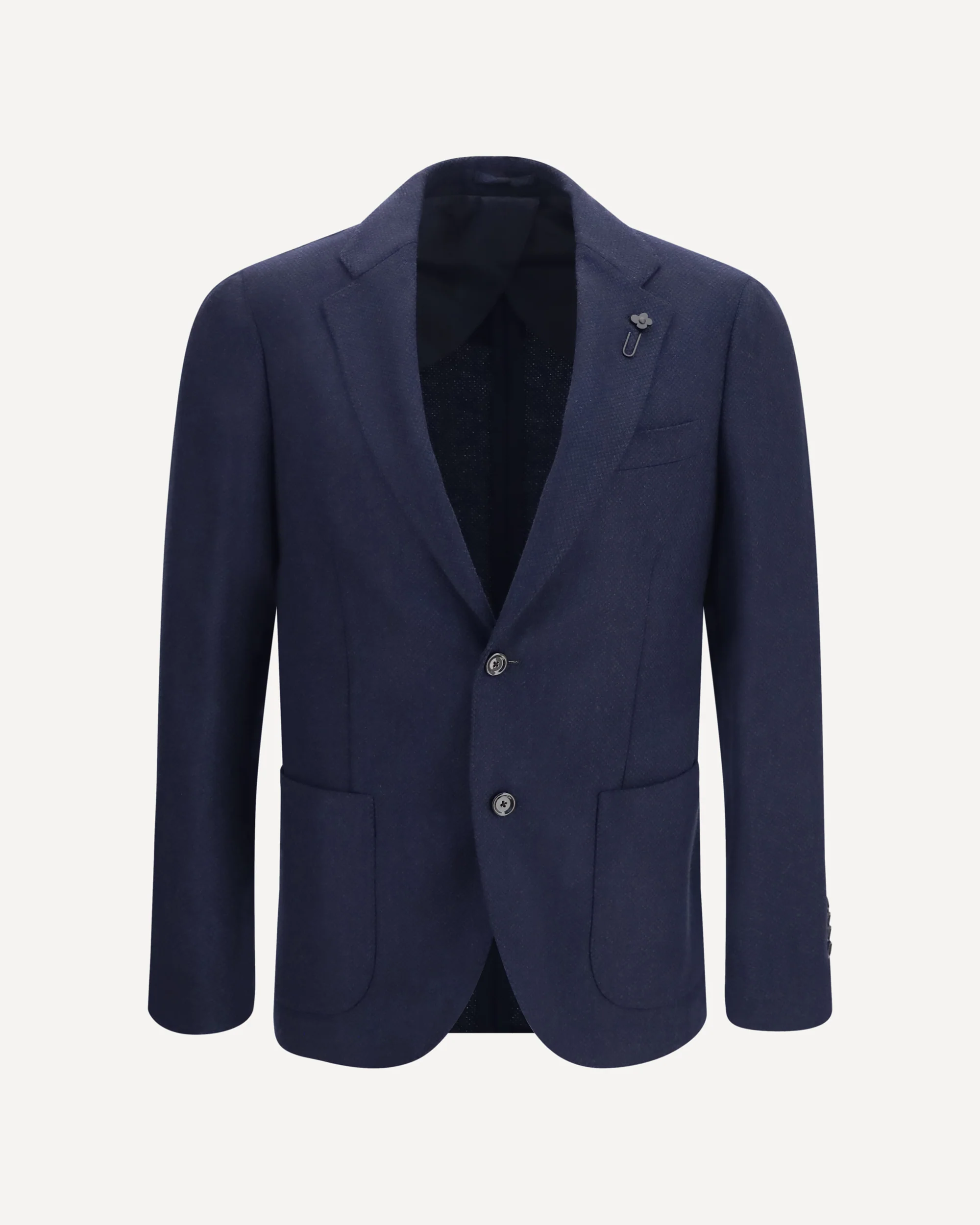 Single-breasted wool and cashmere Jacket - BLUE | Cheap Luxury Handbags Store,