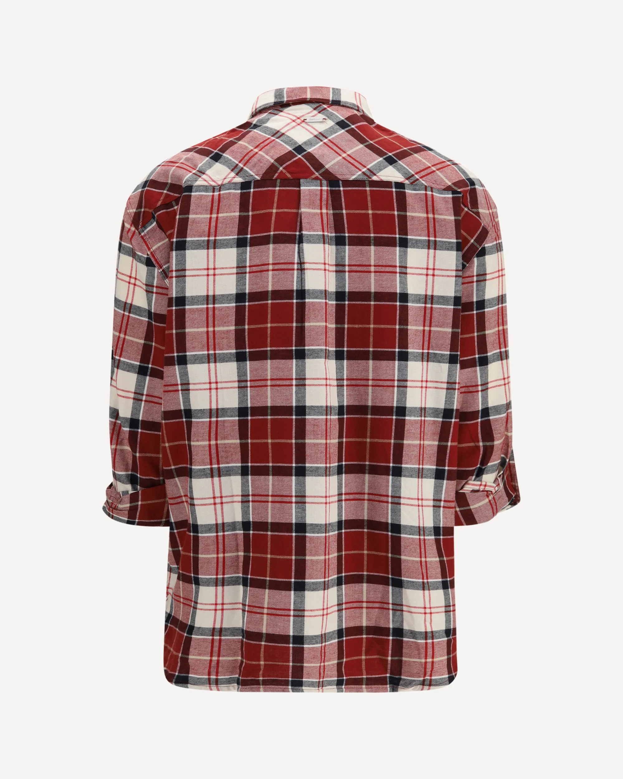 Elishaw check Shirt - RED | Cheap Luxury Handbags Store,